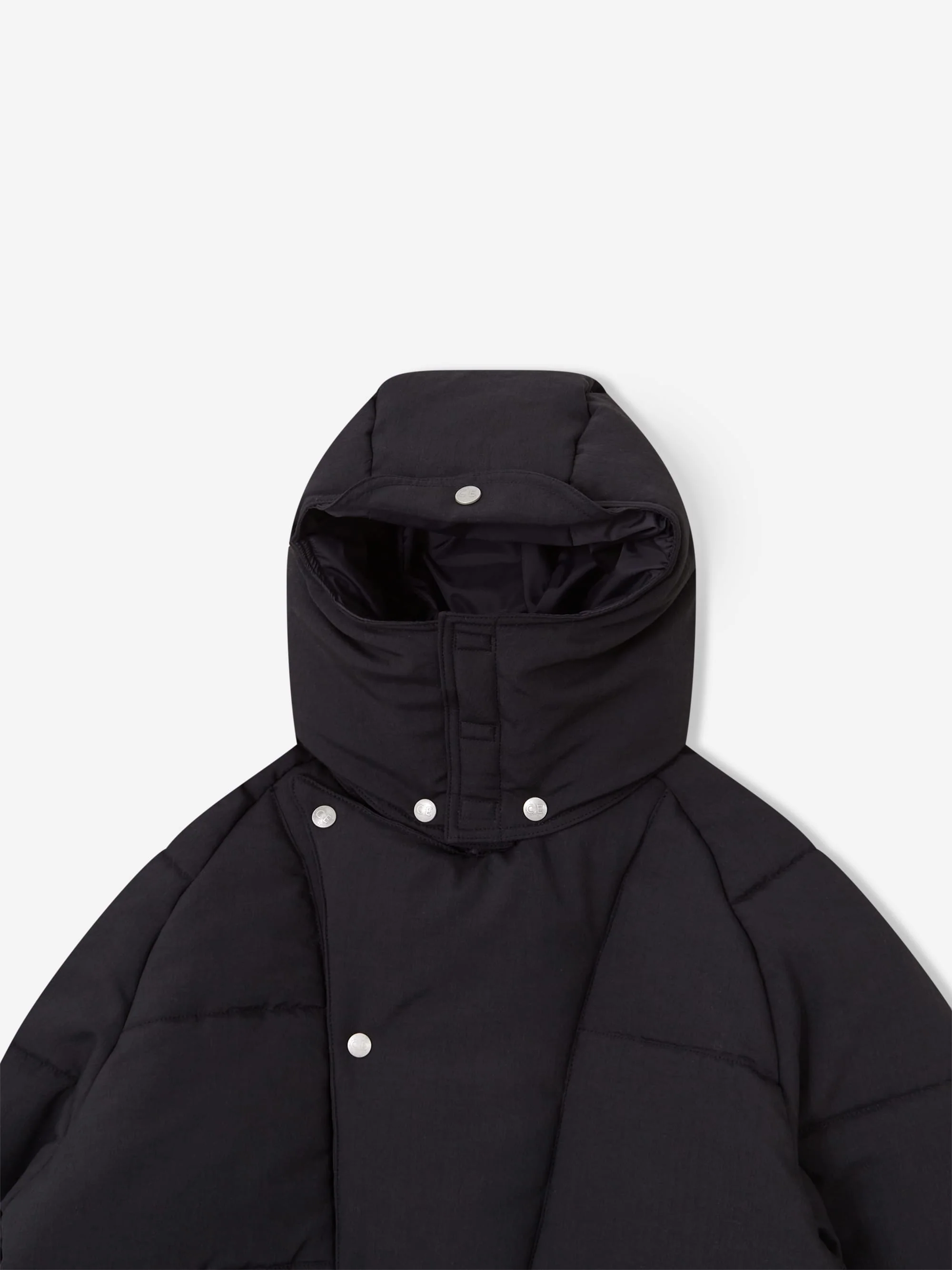 C.E Cav Empt Diagonal Flap Puff Jacket - Black - Image 6
