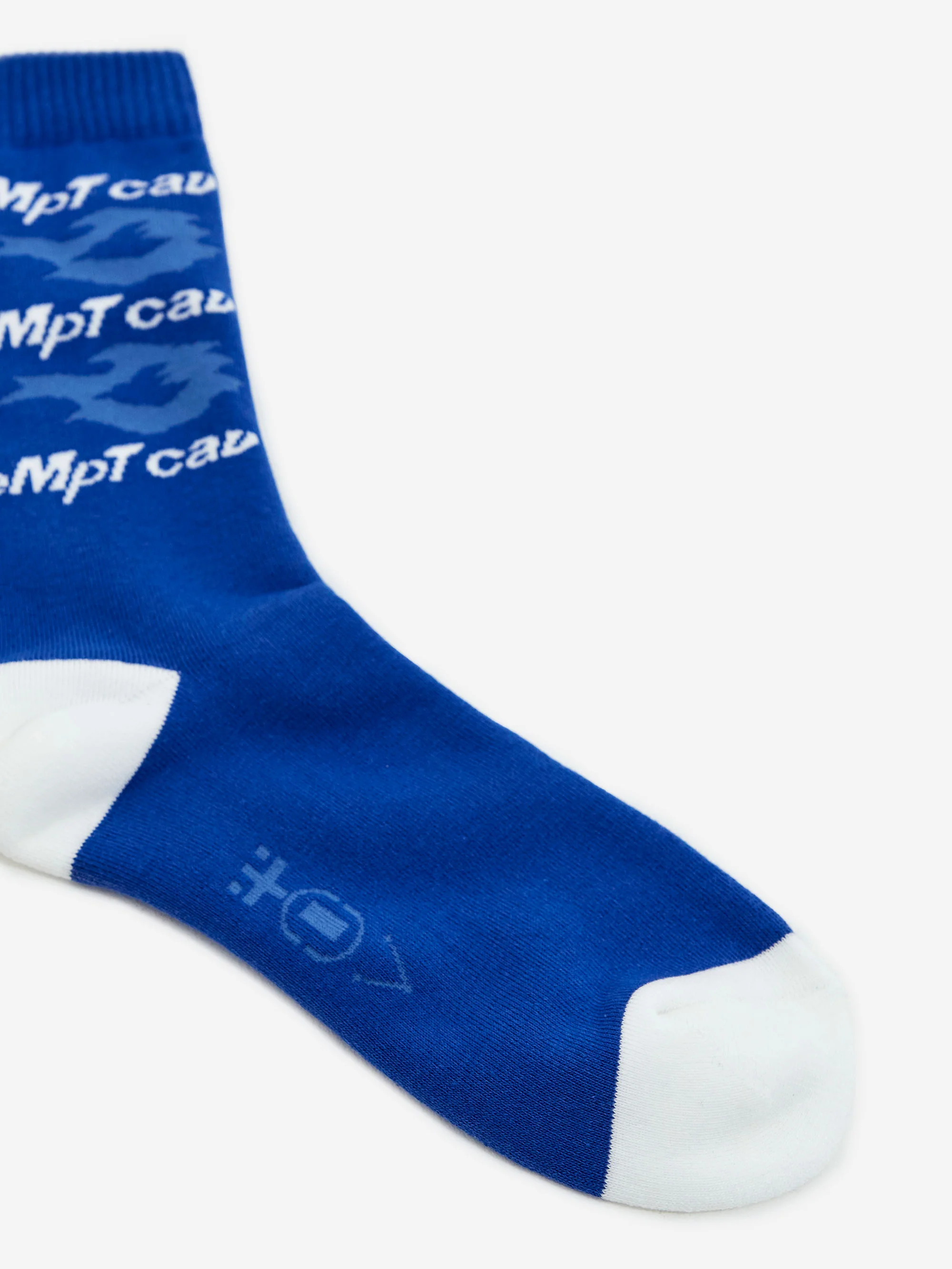 C.E Cav Empt eMpT Cav Fire Socks - Blue - Image 3