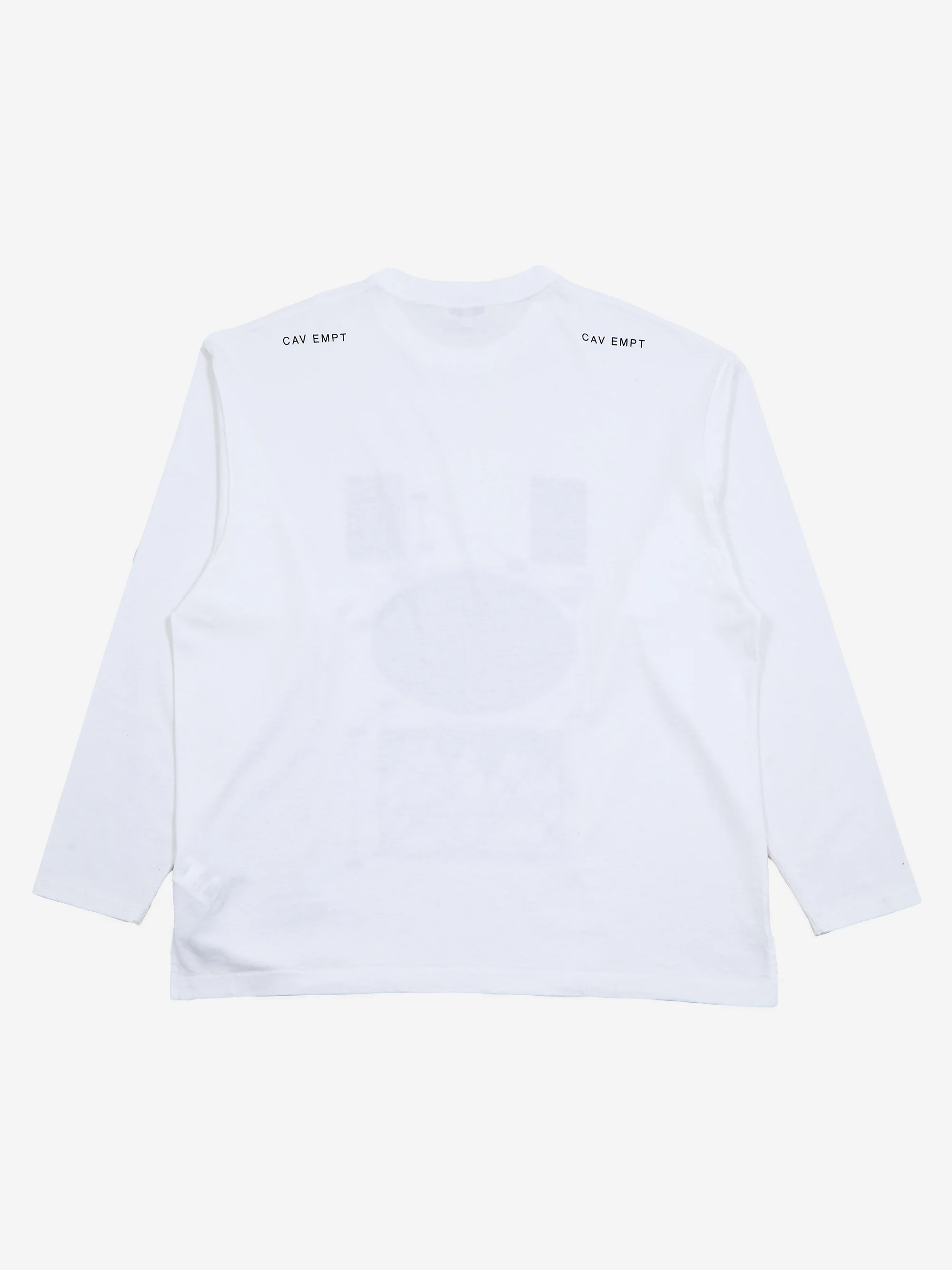 C.E Cav Empt FK dfet Big Long Sleeve T-Shirt - White - Image 4