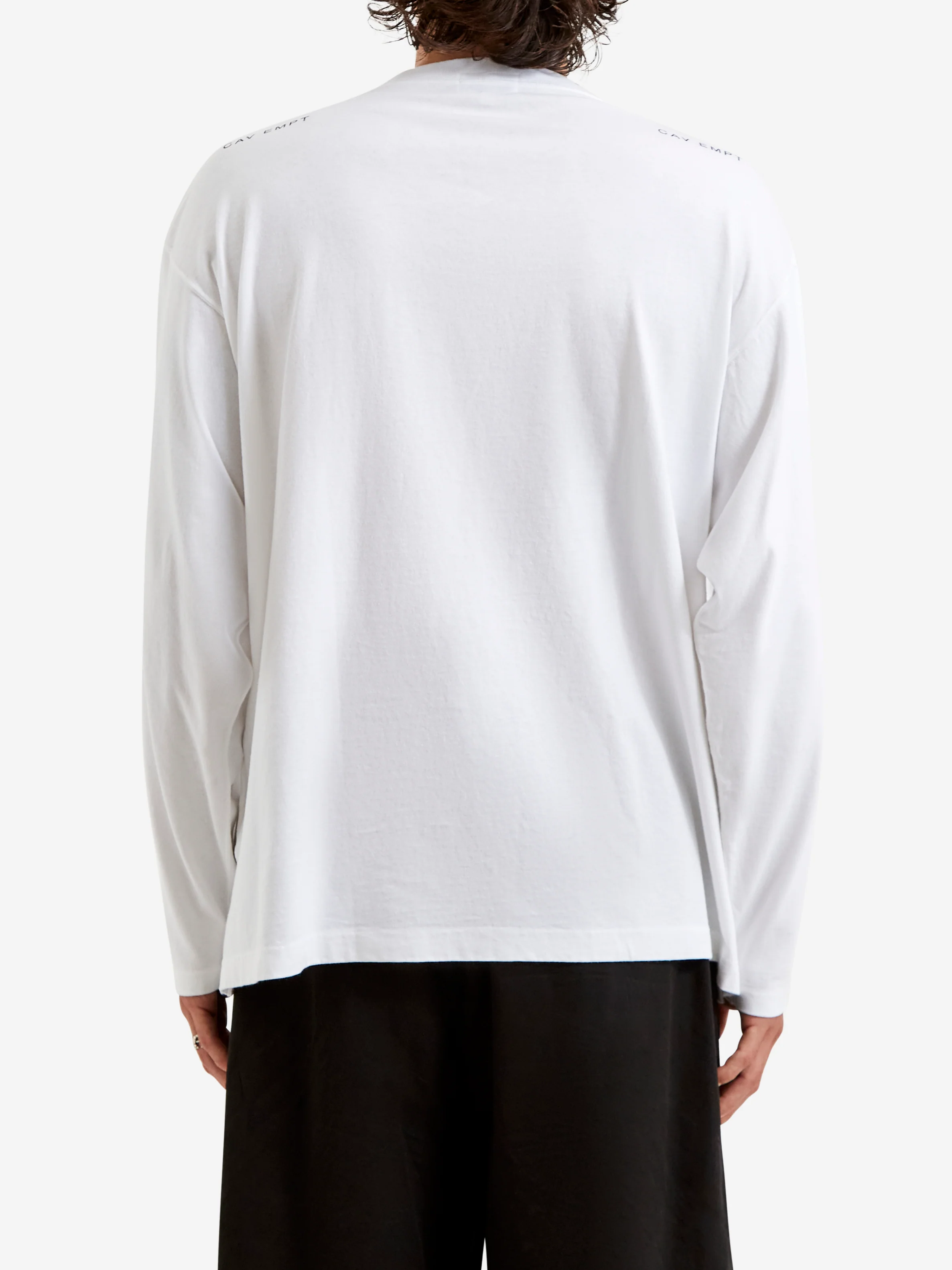C.E Cav Empt FK dfet Big Long Sleeve T-Shirt - White - Image 6