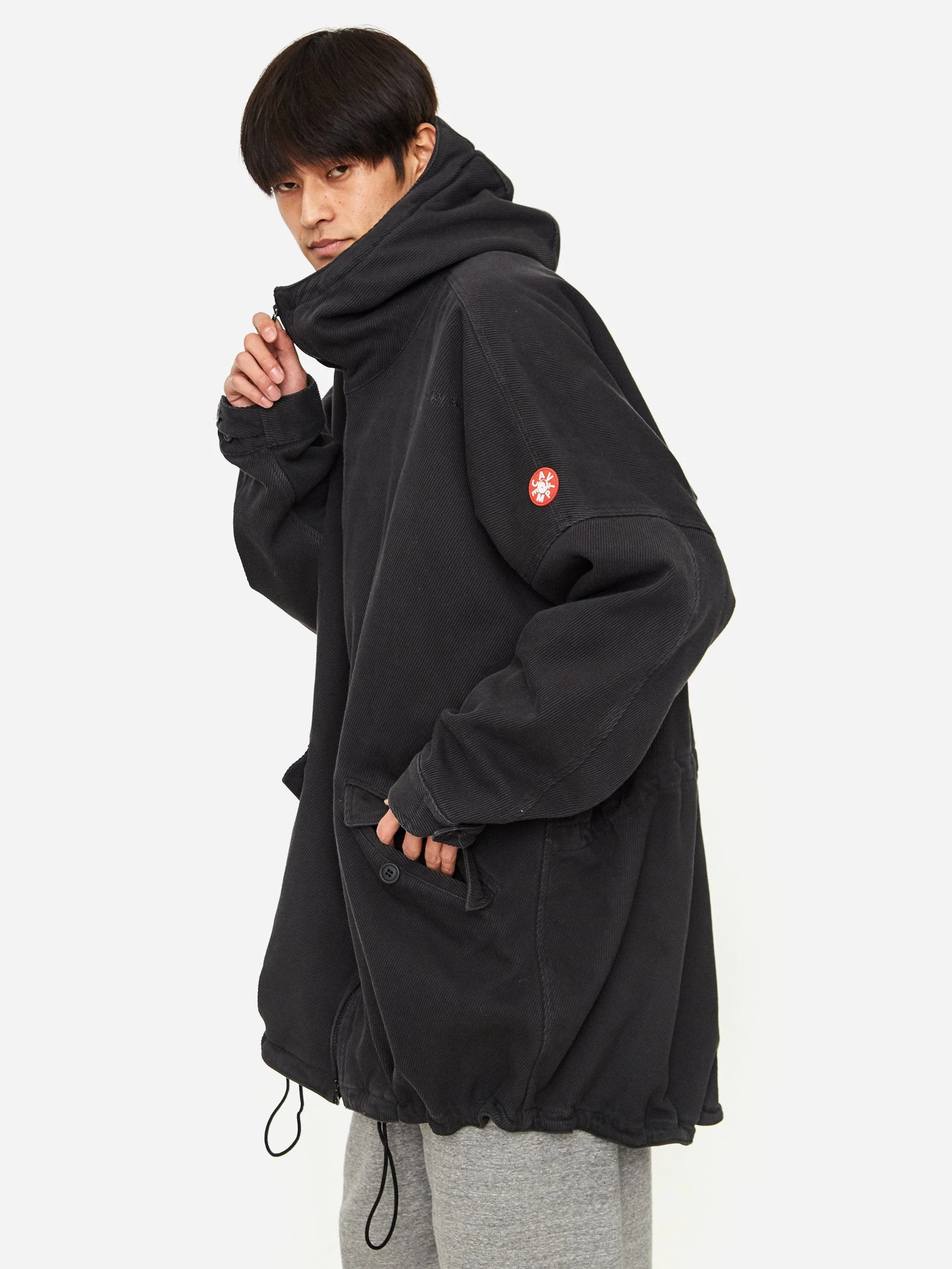 C.E Cav Empt Heavy Cotton Over Jacket - Charcoal - Image 8