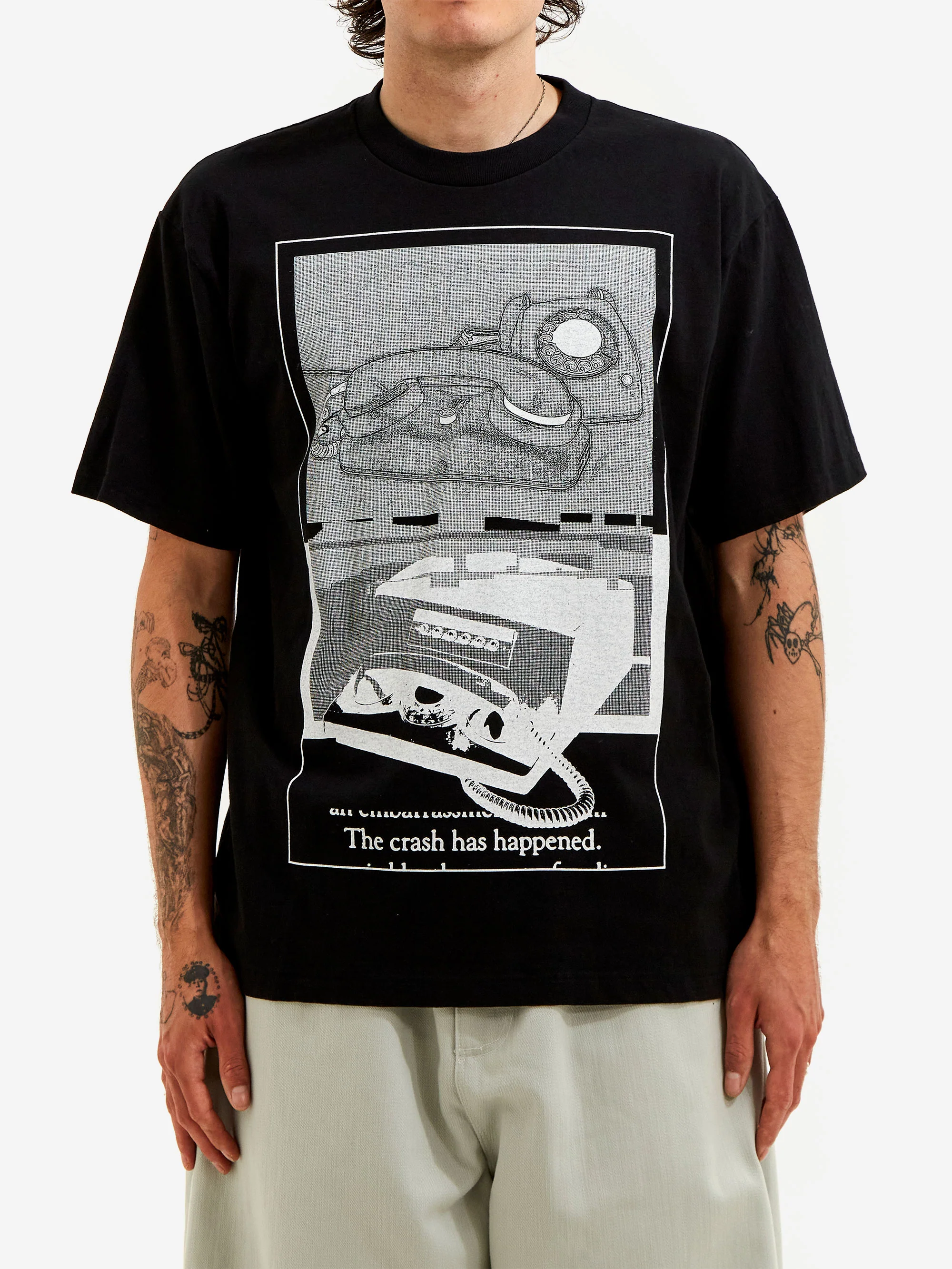 C.E Cav Empt MD Crash Vacui Tee - Black - Image 2