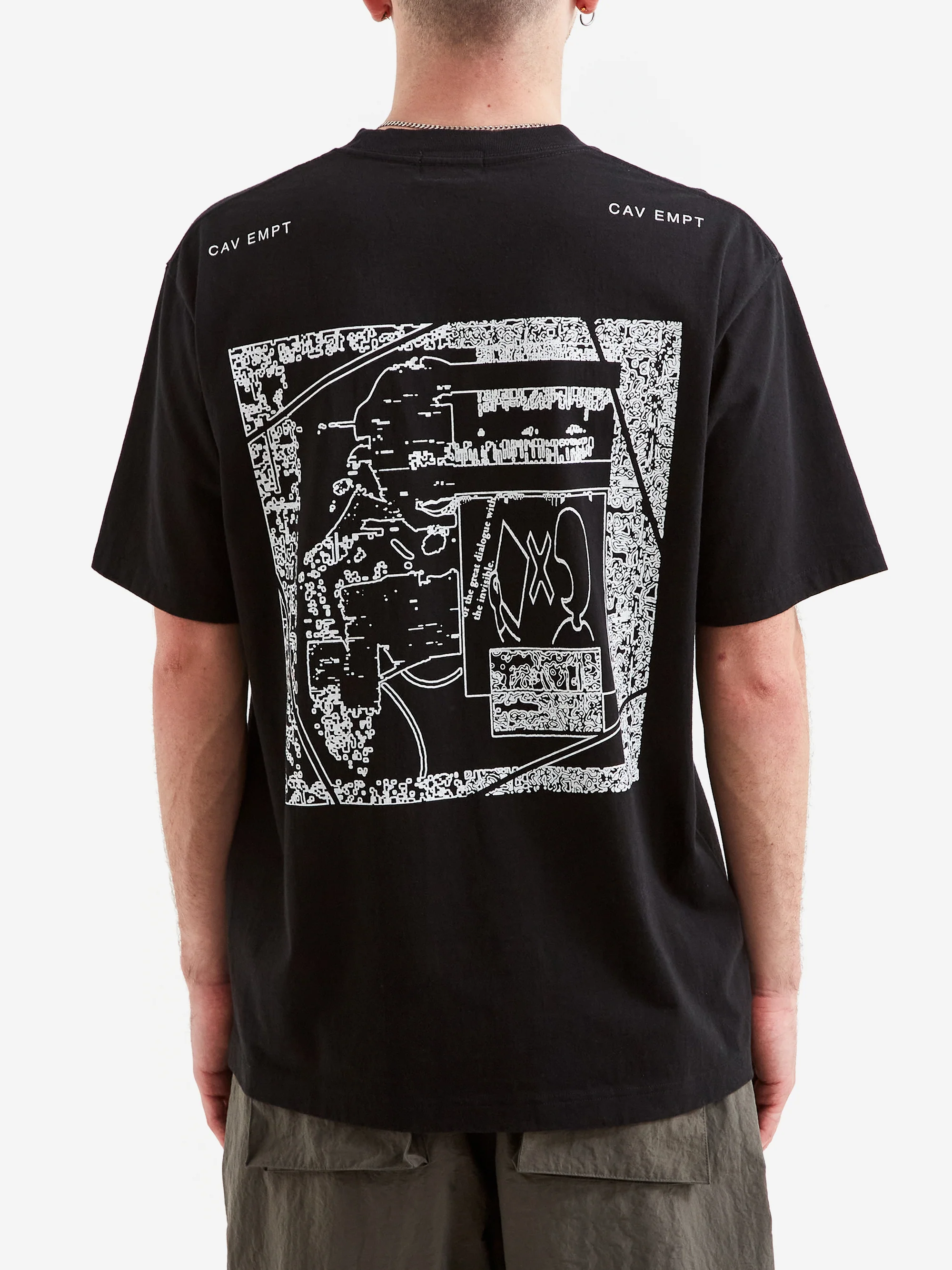 C.E Cav Empt MD Whisper Network T-Shirt - Black - Image 6