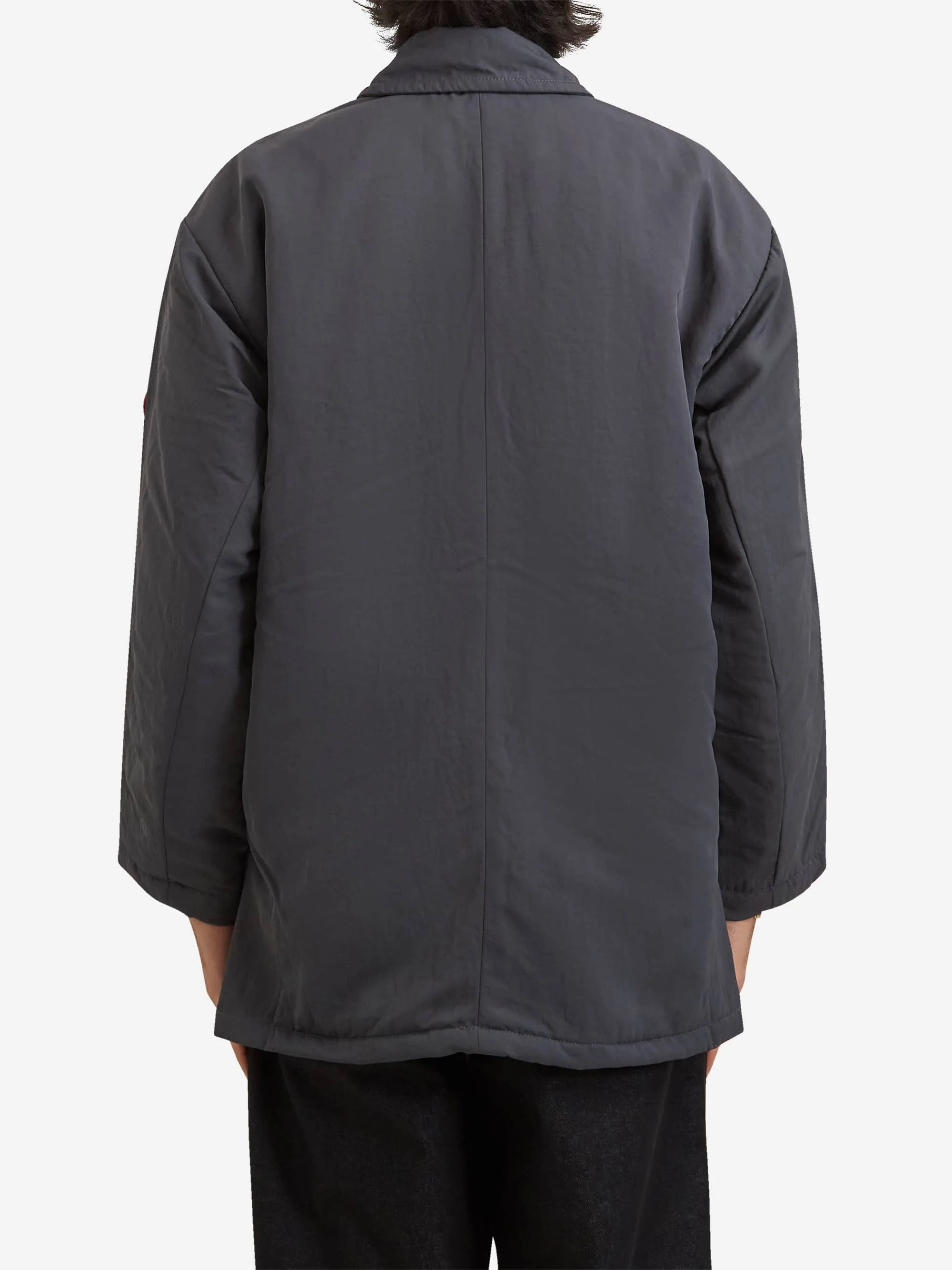 C.E Cav Empt Nylon Button Coat - Charcoal - Image 4