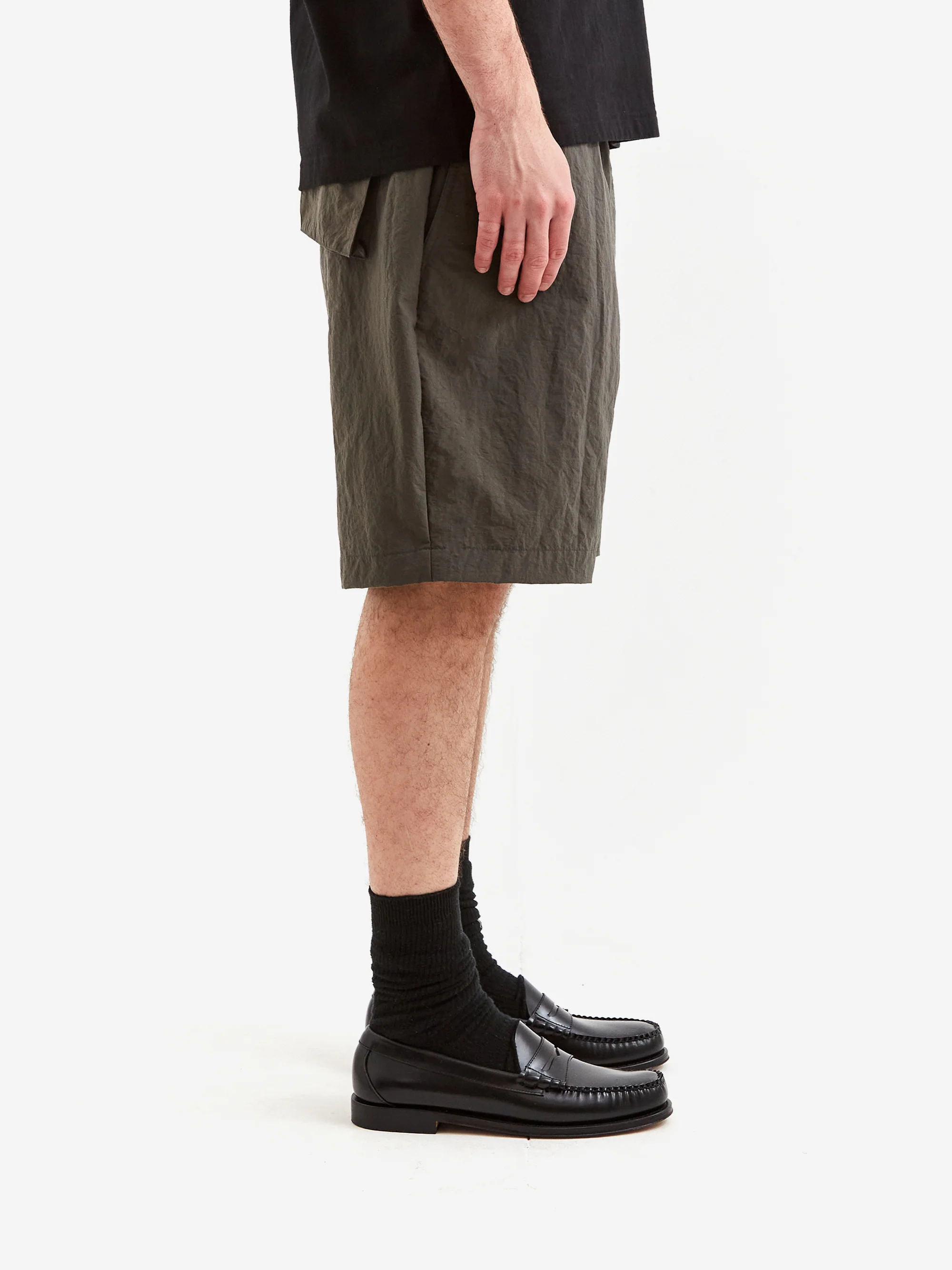C.E Cav Empt Nylon Comfort Shorts - Charcoal - Image 5