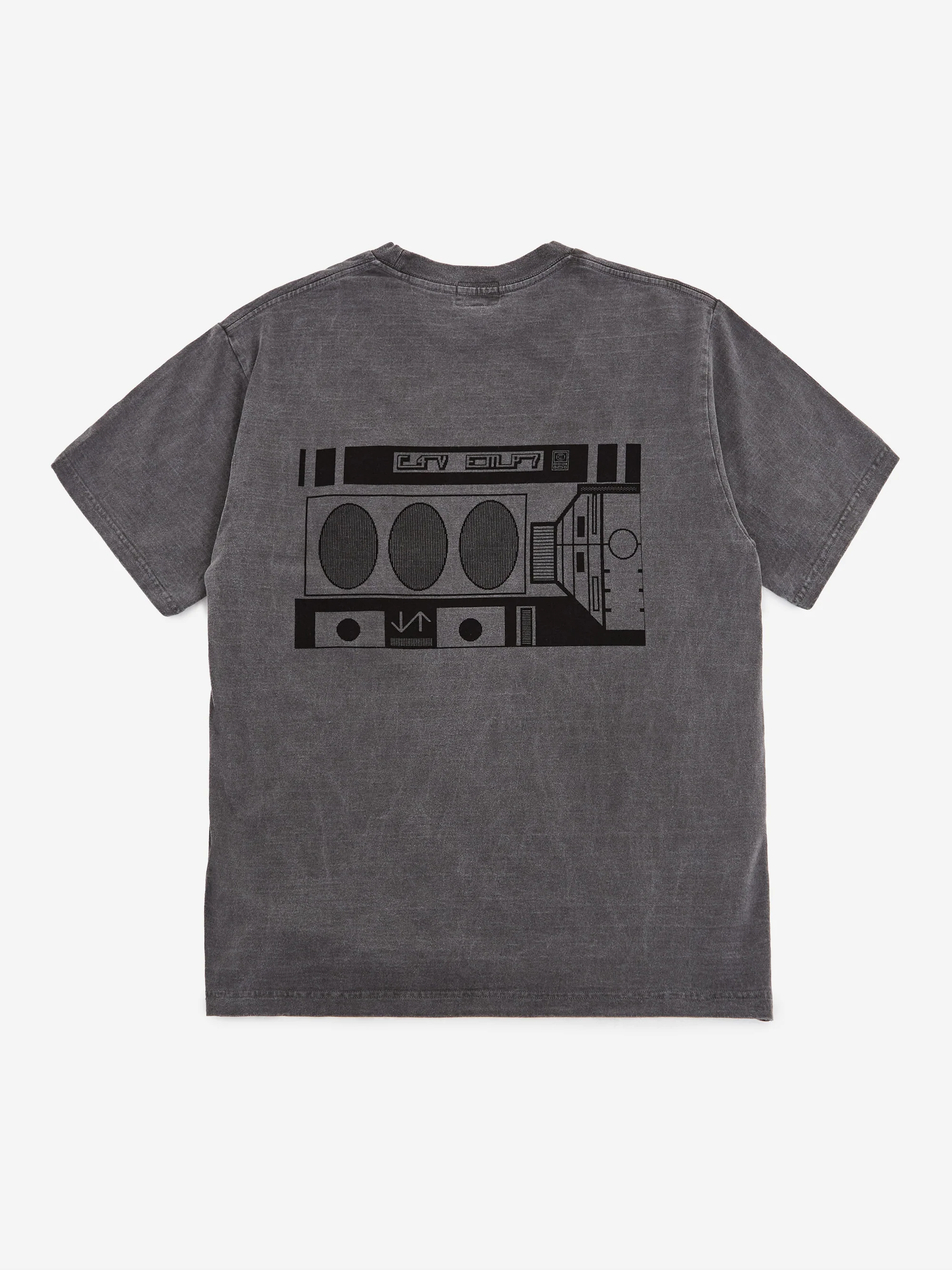 C.E Cav Empt Overdye C4V EMP7 T-Shirt - Charcoal - Image 4