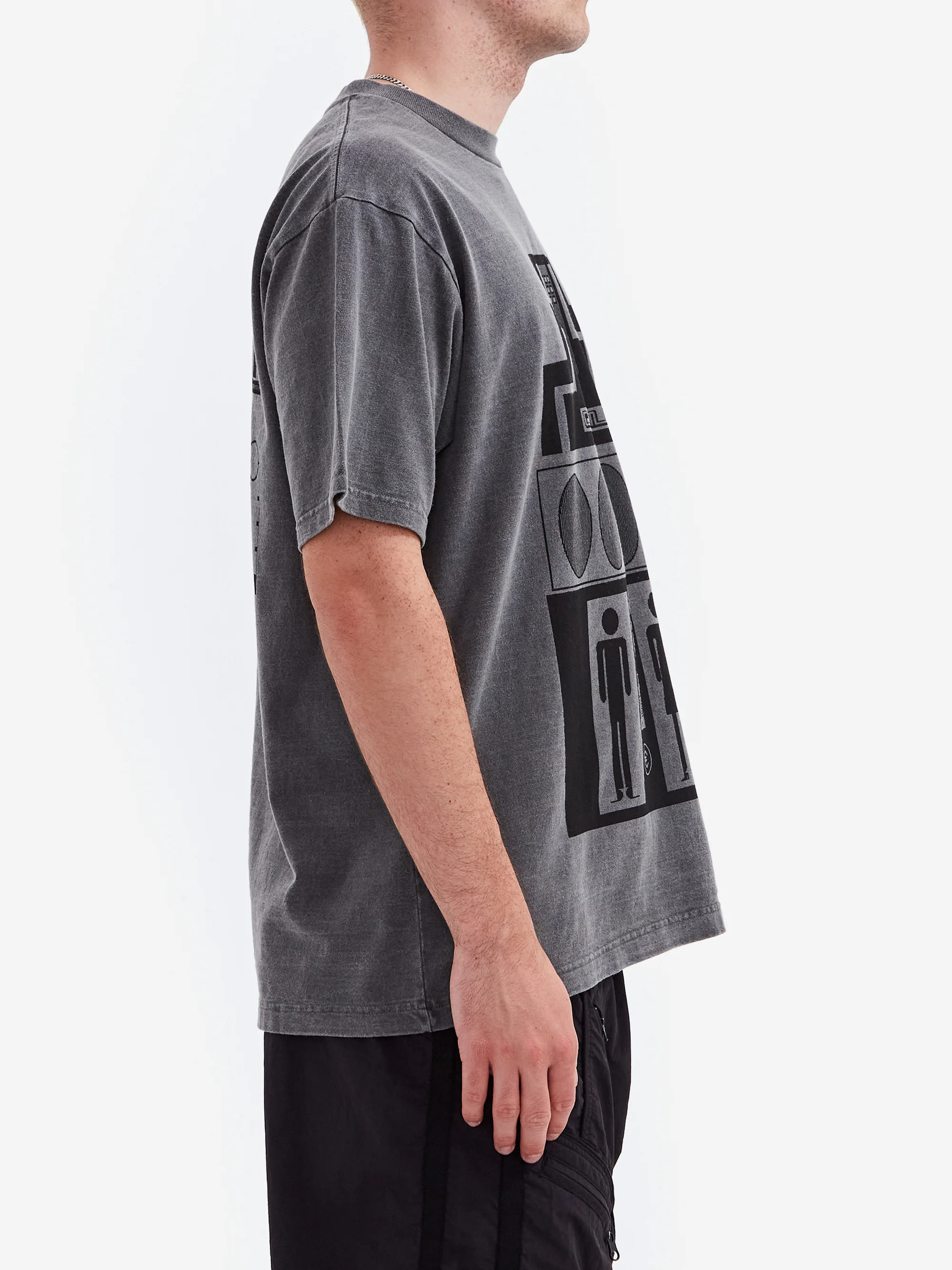 C.E Cav Empt Overdye C4V EMP7 T-Shirt - Charcoal - Image 5