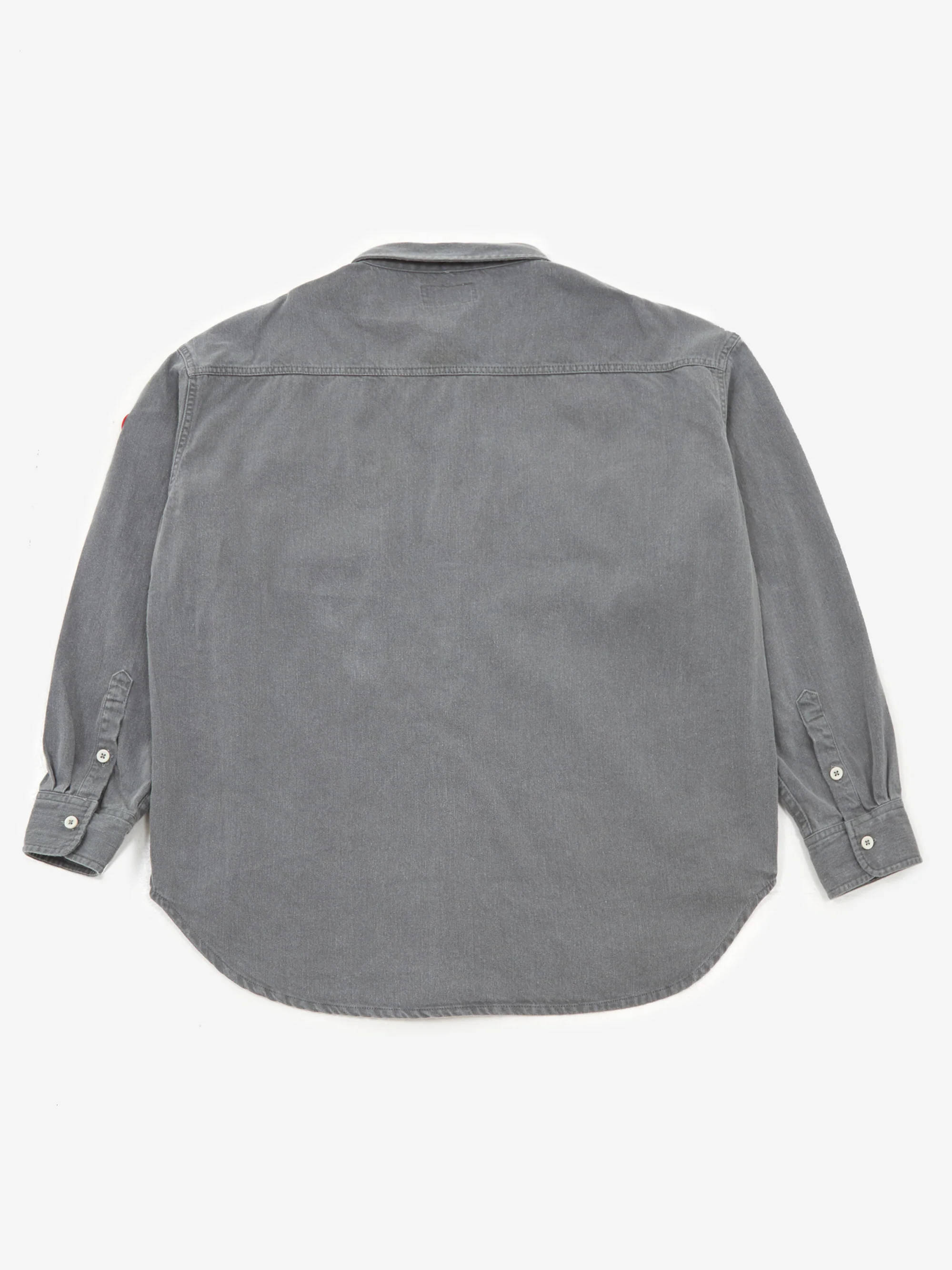 C.E Cav Empt Overdye Colour Denim Big Shirt - Green - Image 4