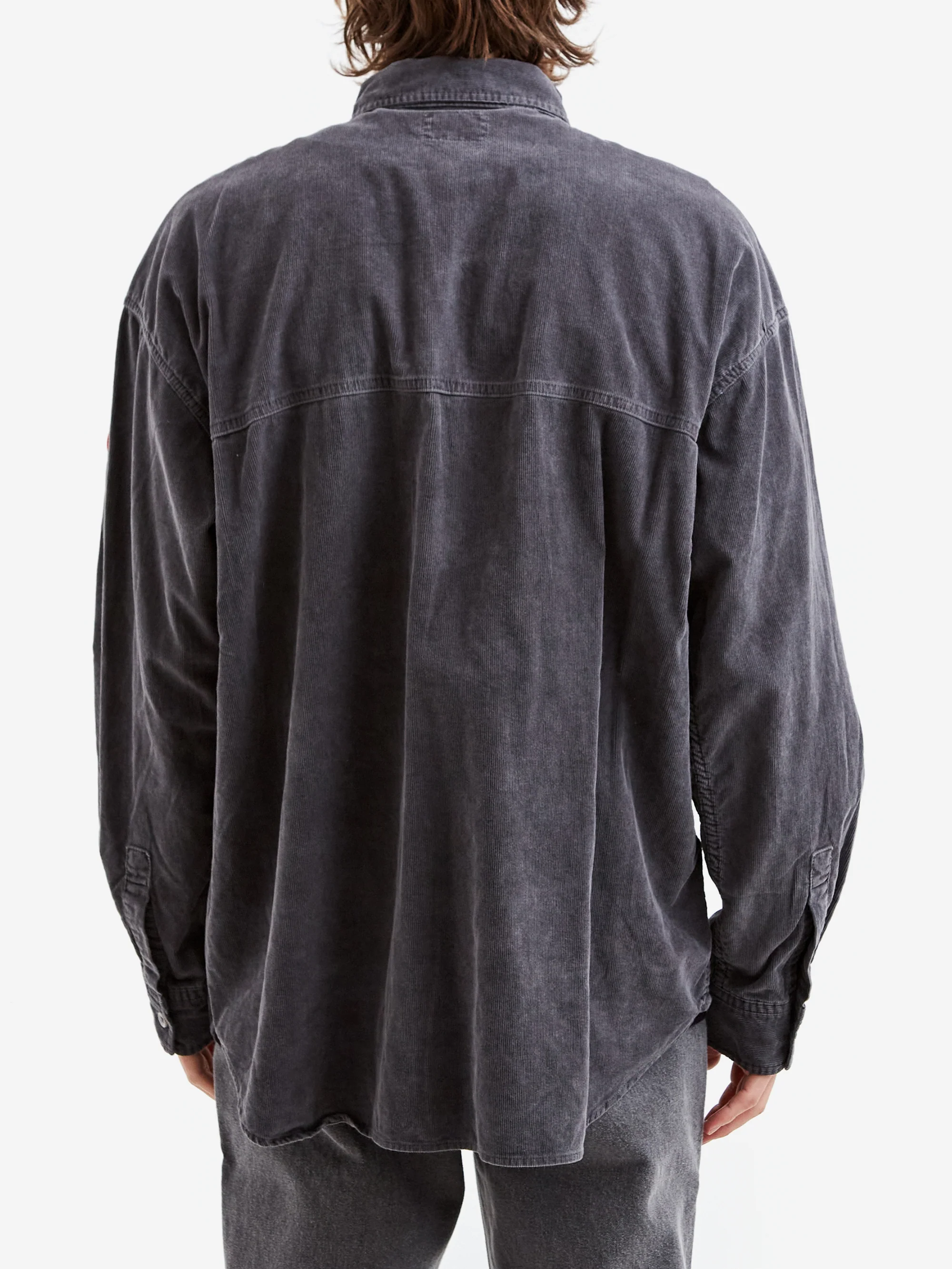 C.E Cav Empt Overdye Cord Design Big Shirt - Charcoal - Image 6
