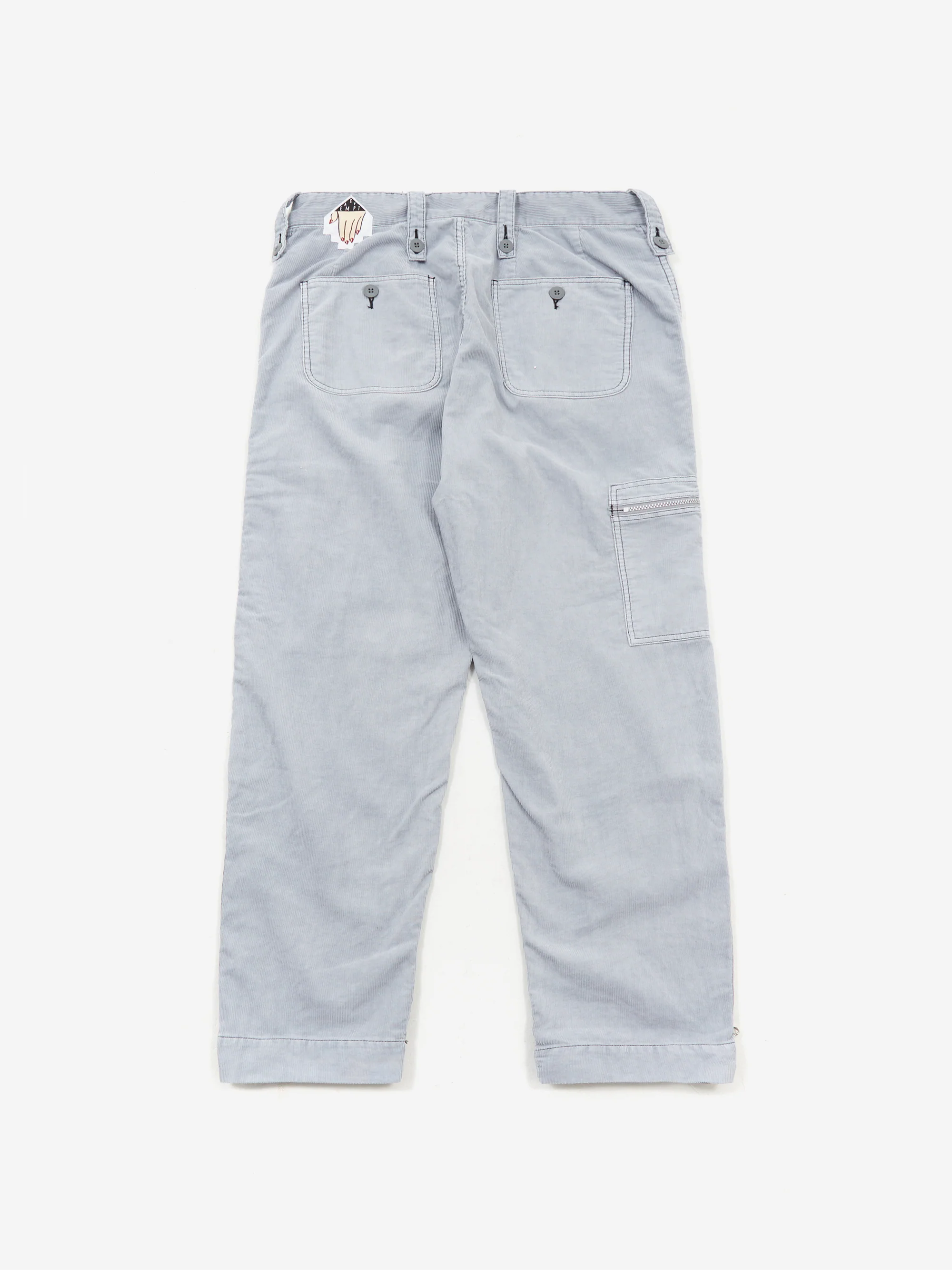 C.E Cav Empt Overdye Cord Yossarian Pants #5 - Grey - Image 4
