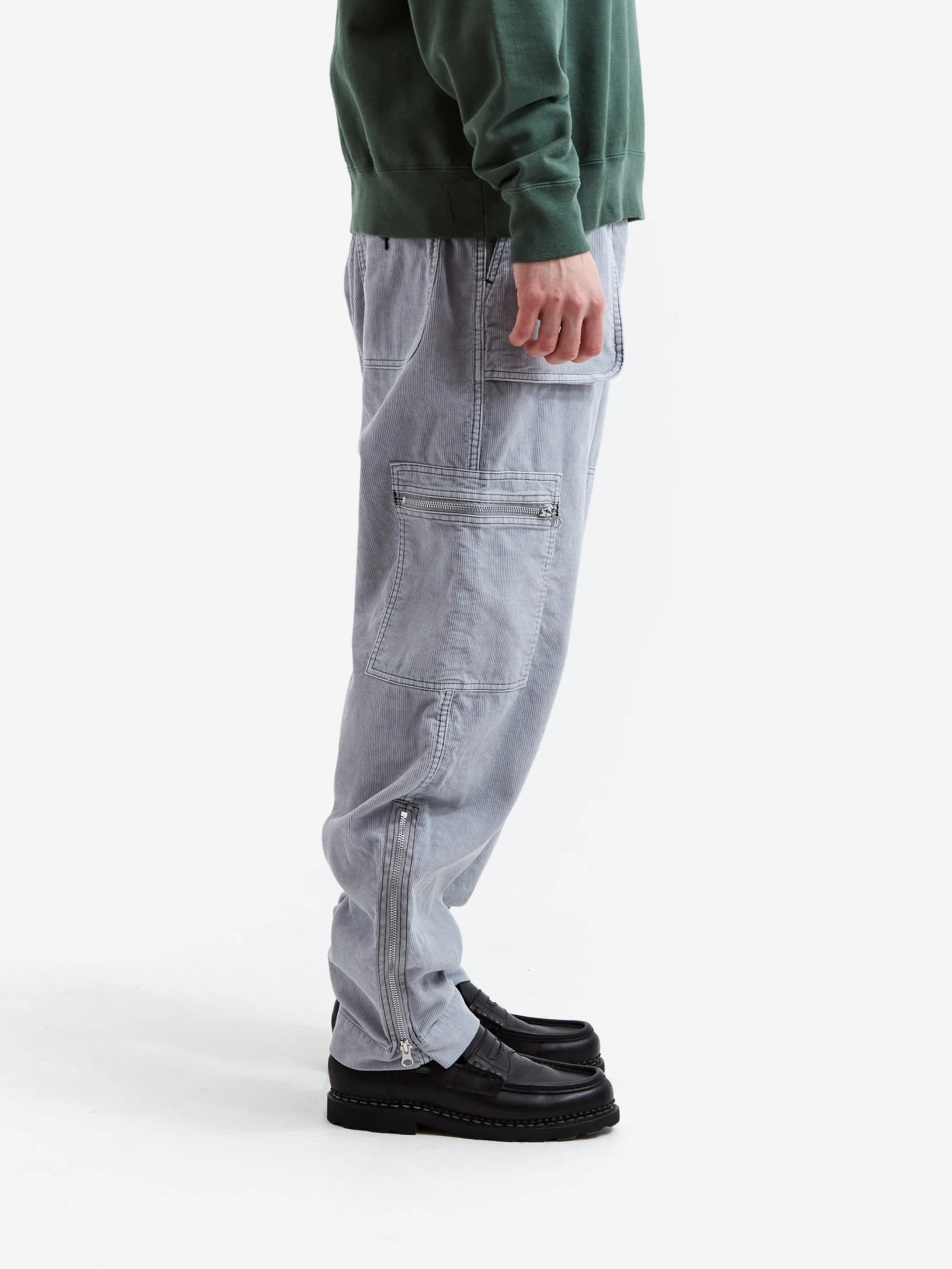 C.E Cav Empt Overdye Cord Yossarian Pants #5 - Grey - Image 5