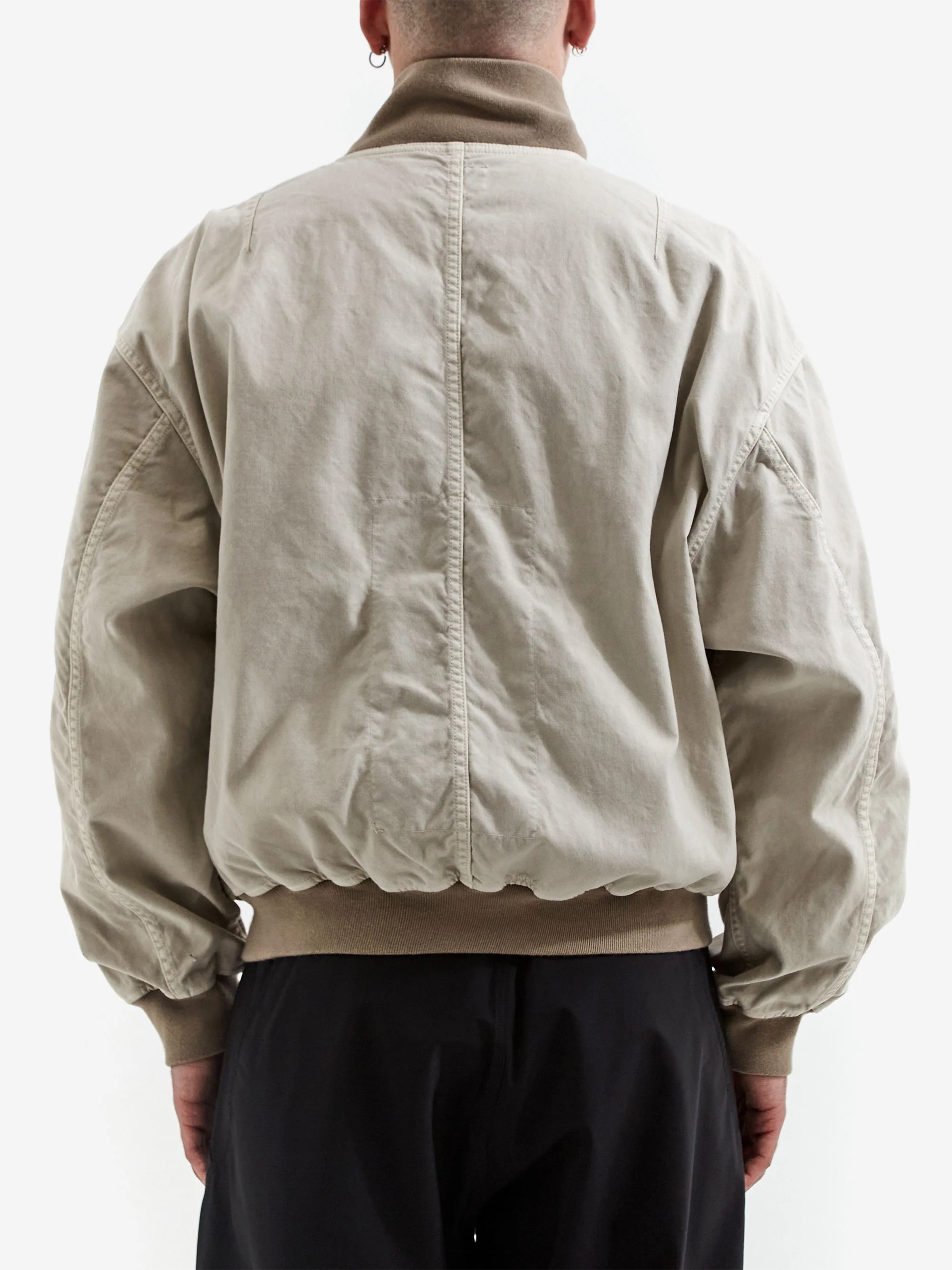 C.E Cav Empt Overdye Duck Zip Jacket - Beige - Image 5