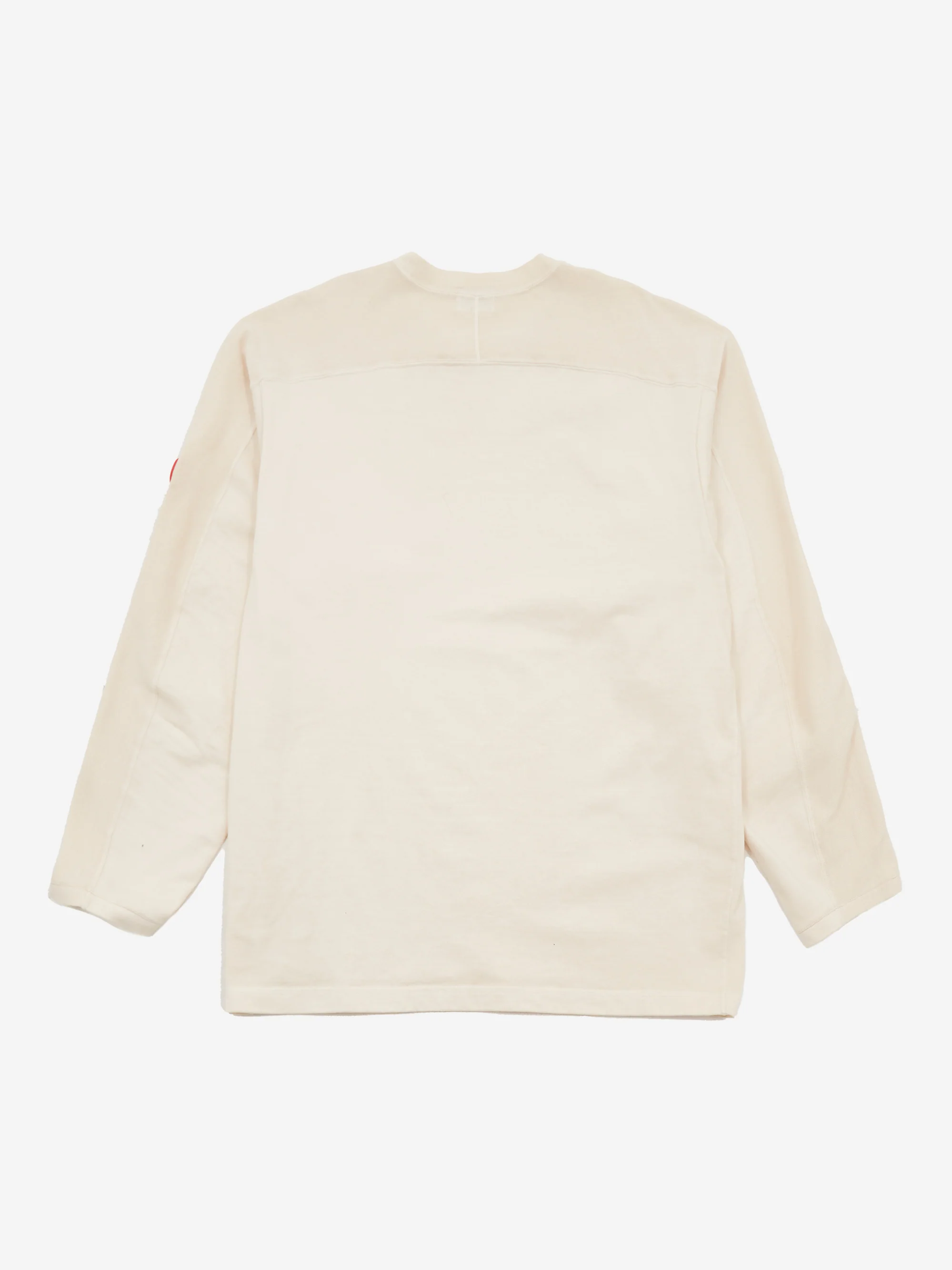 C.E Cav Empt Overdye Forward Line Heavy Long Sleeve T-Shirt - Beige - Image 4