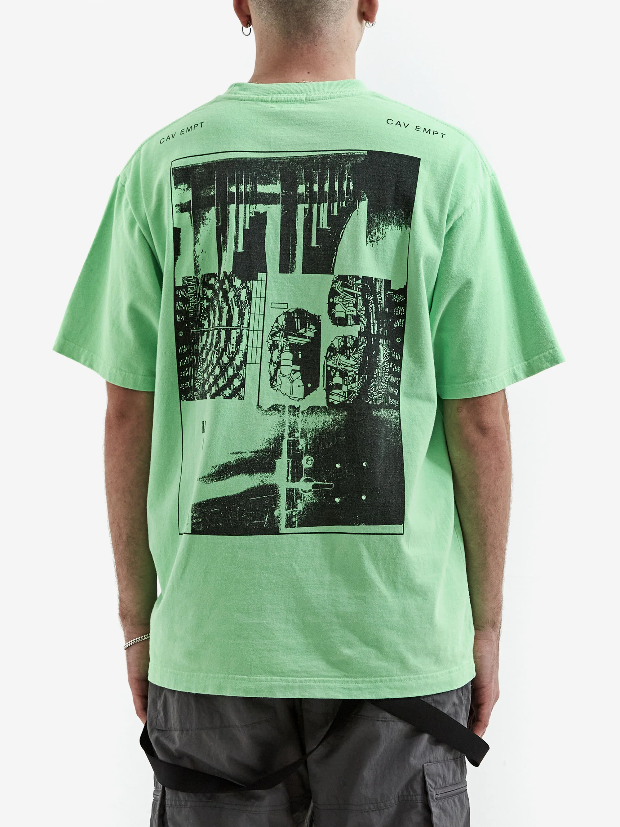 C.E Cav Empt Overdye MD Circumvent T-Shirt - Green - Image 4