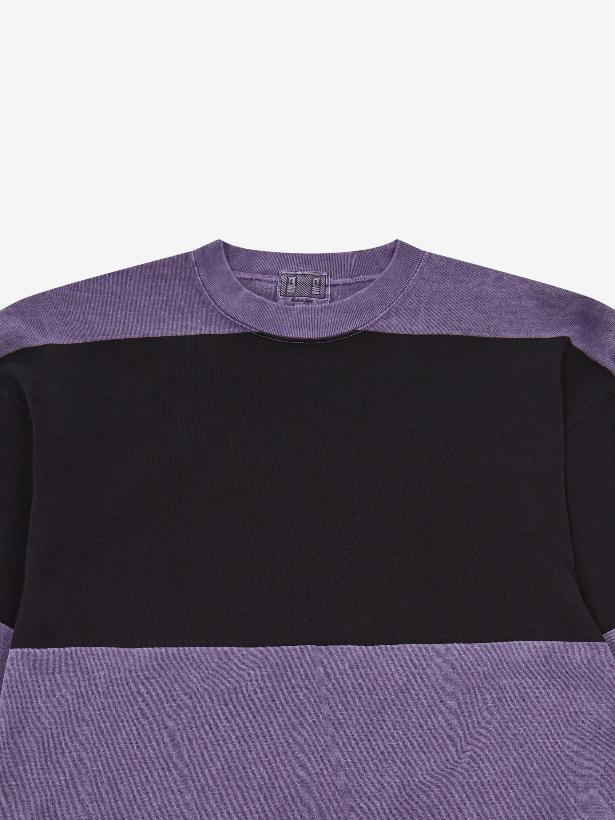 C.E Cav Empt Overdye Stripe Long Sleeve - Purple/Black - Image 2