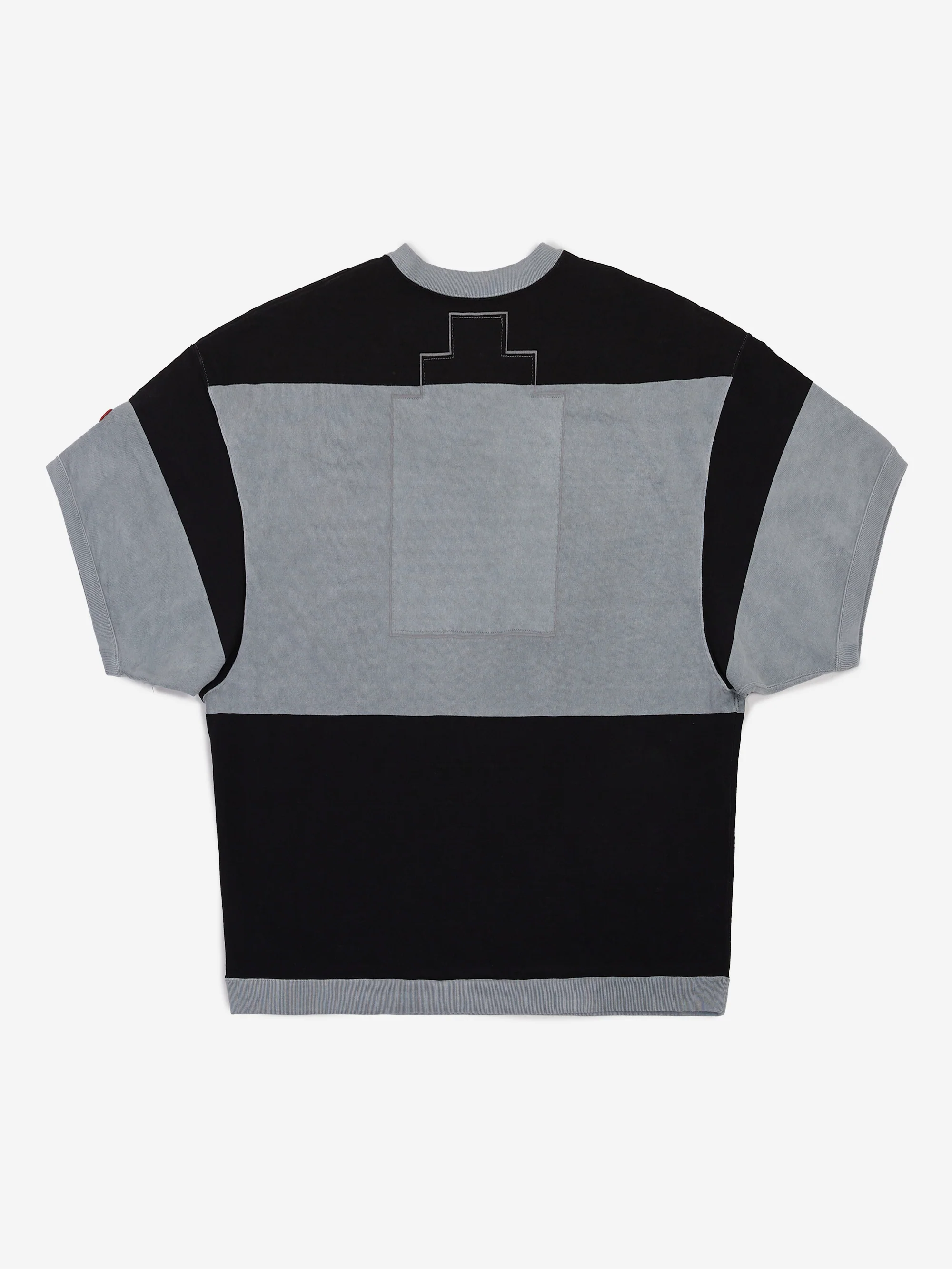 C.E Cav Empt Overdye Stripe Short Sleeve Crewneck - Khaki/Black - Image 3