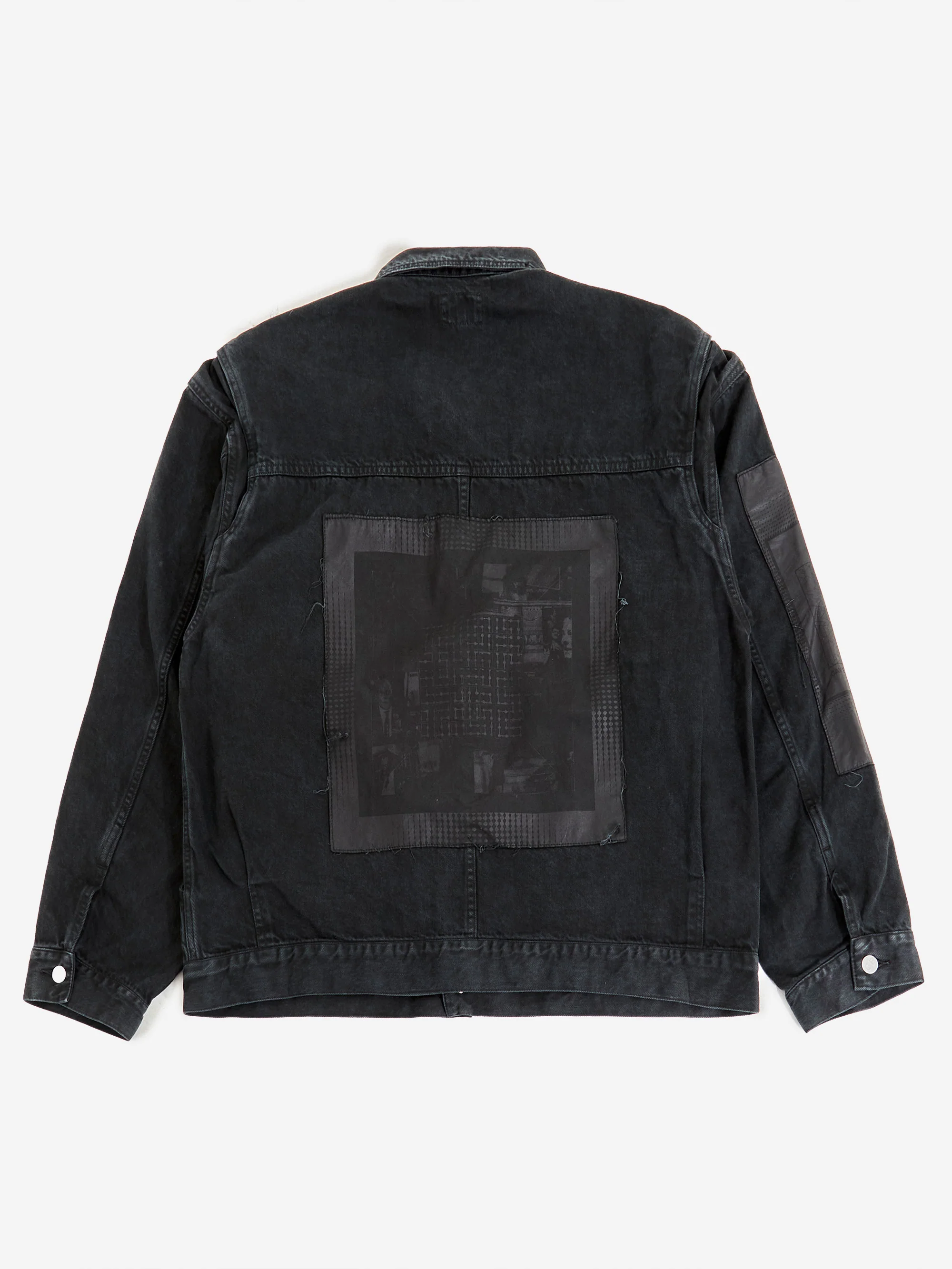 C.E Cav Empt Overdye VH Ex DNA Denim Jacket - Charcoal - Image 5