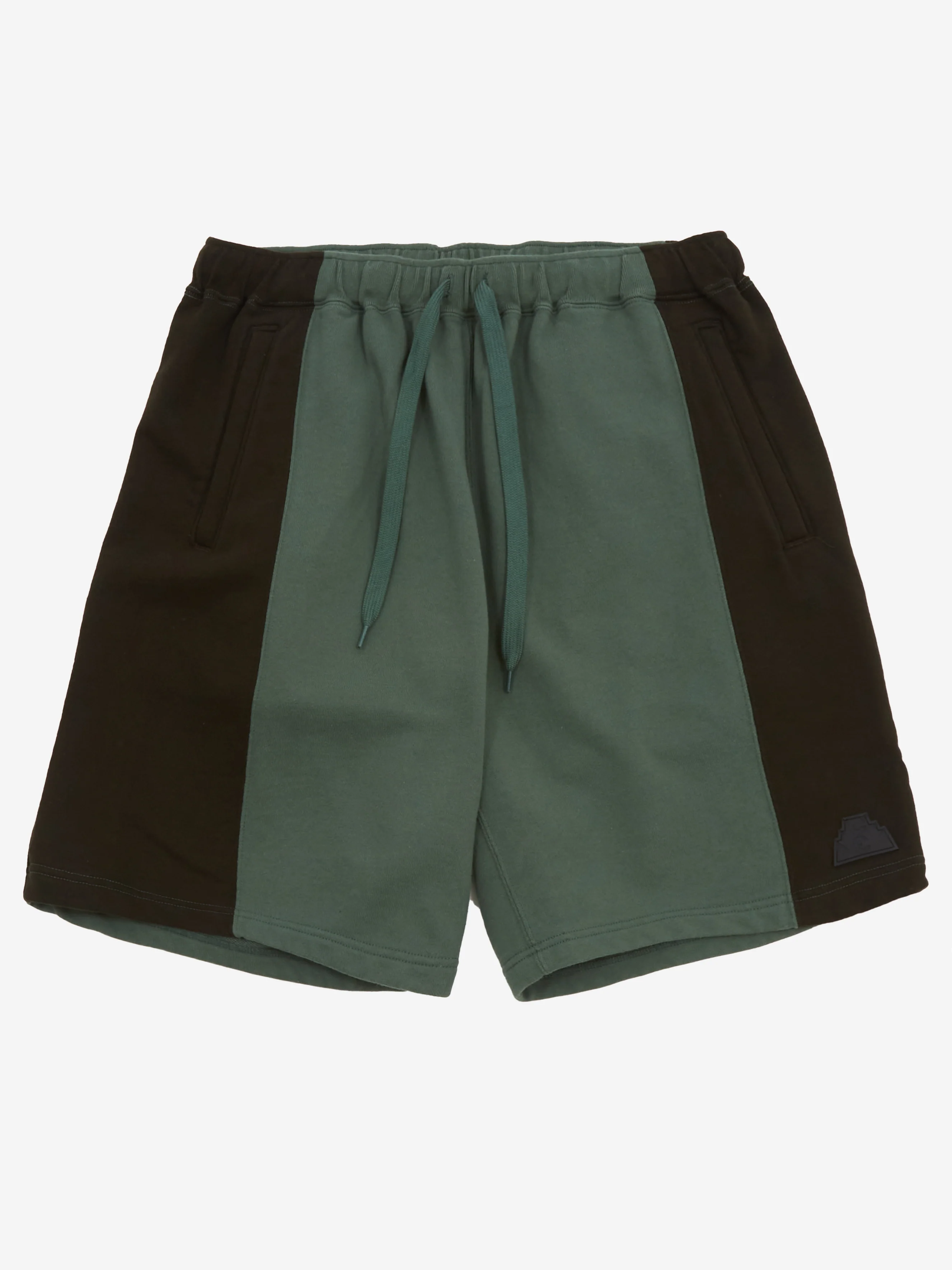 C.E Cav Empt Paneled Two Tone Jog Shorts - Green