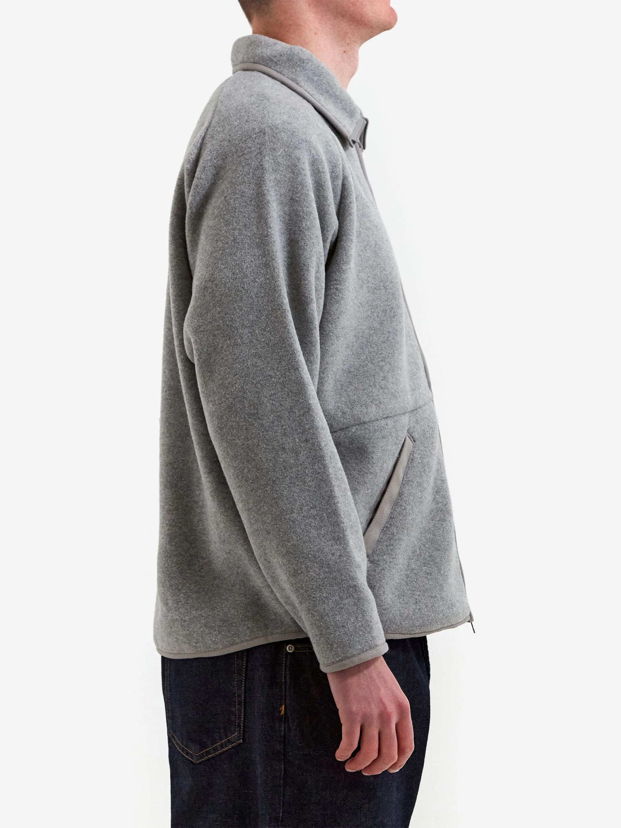 C.E. Cav Empt Pw Fleece Zip Up - Grey - Image 6