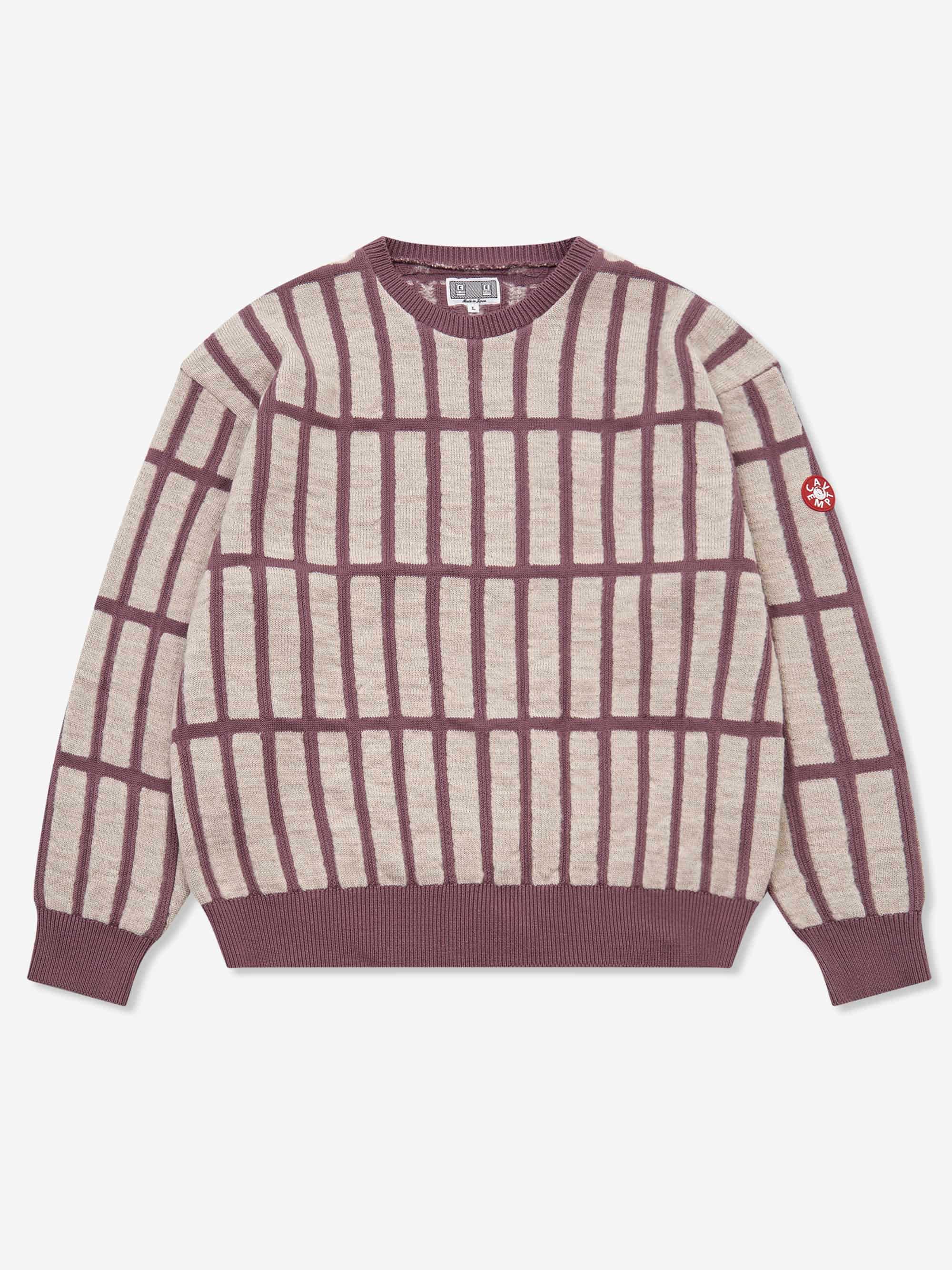 C.E Cav Empt Rectangular Bar Knit - Purple