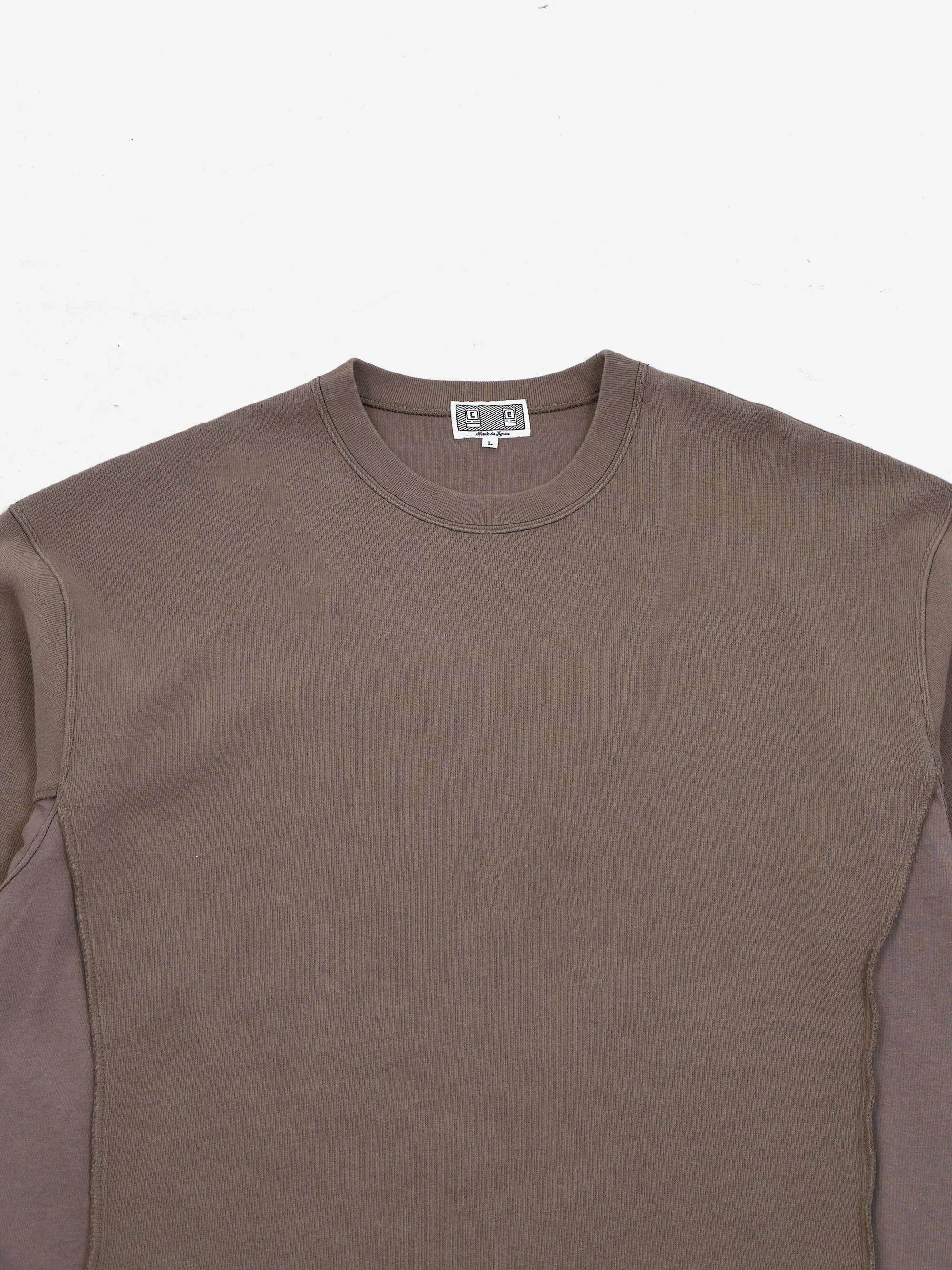 C.E Cav Empt Side Seam Double Knit Long Sleeve - Charcoal - Image 3