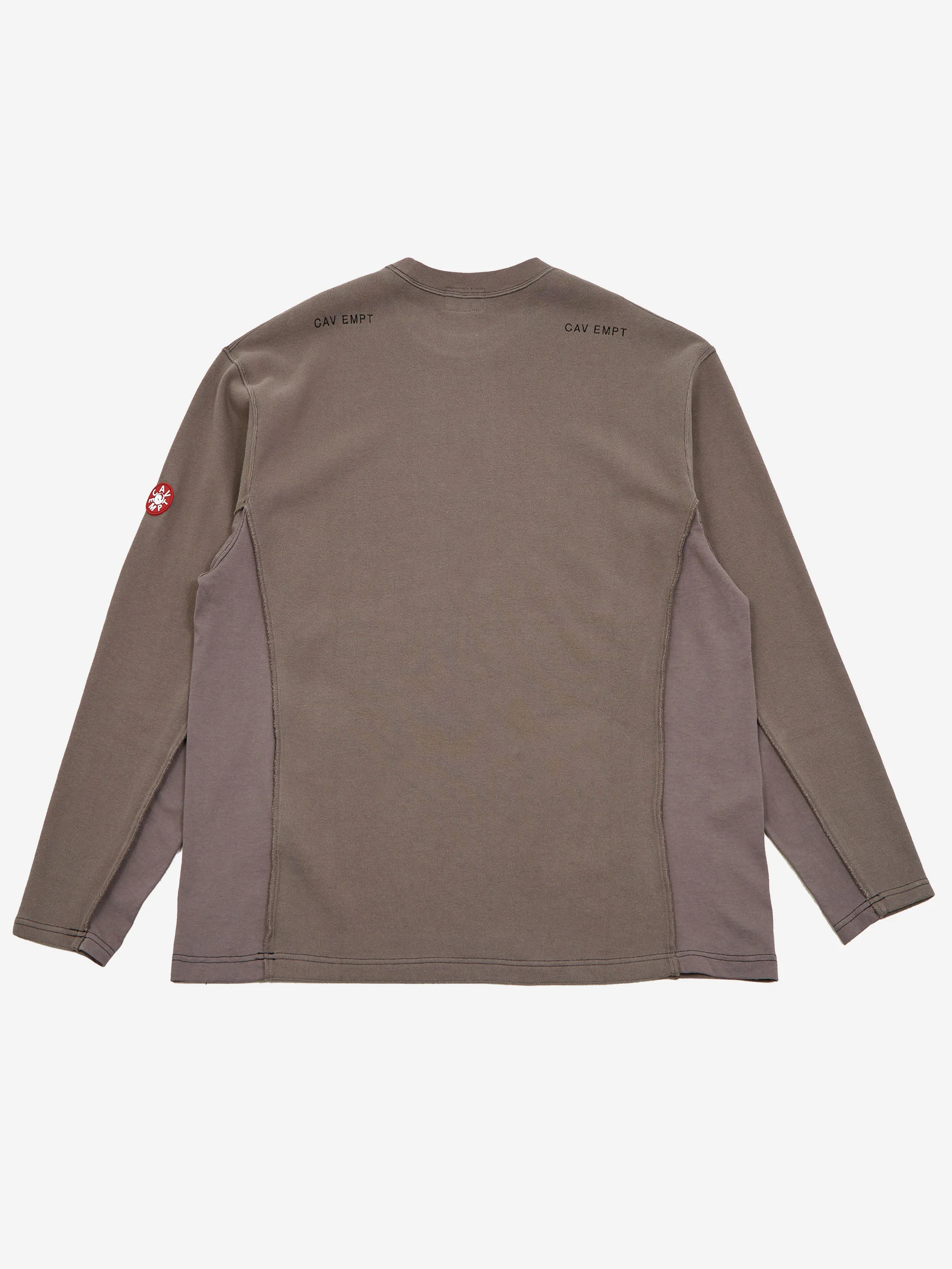 C.E Cav Empt Side Seam Double Knit Long Sleeve - Charcoal - Image 4