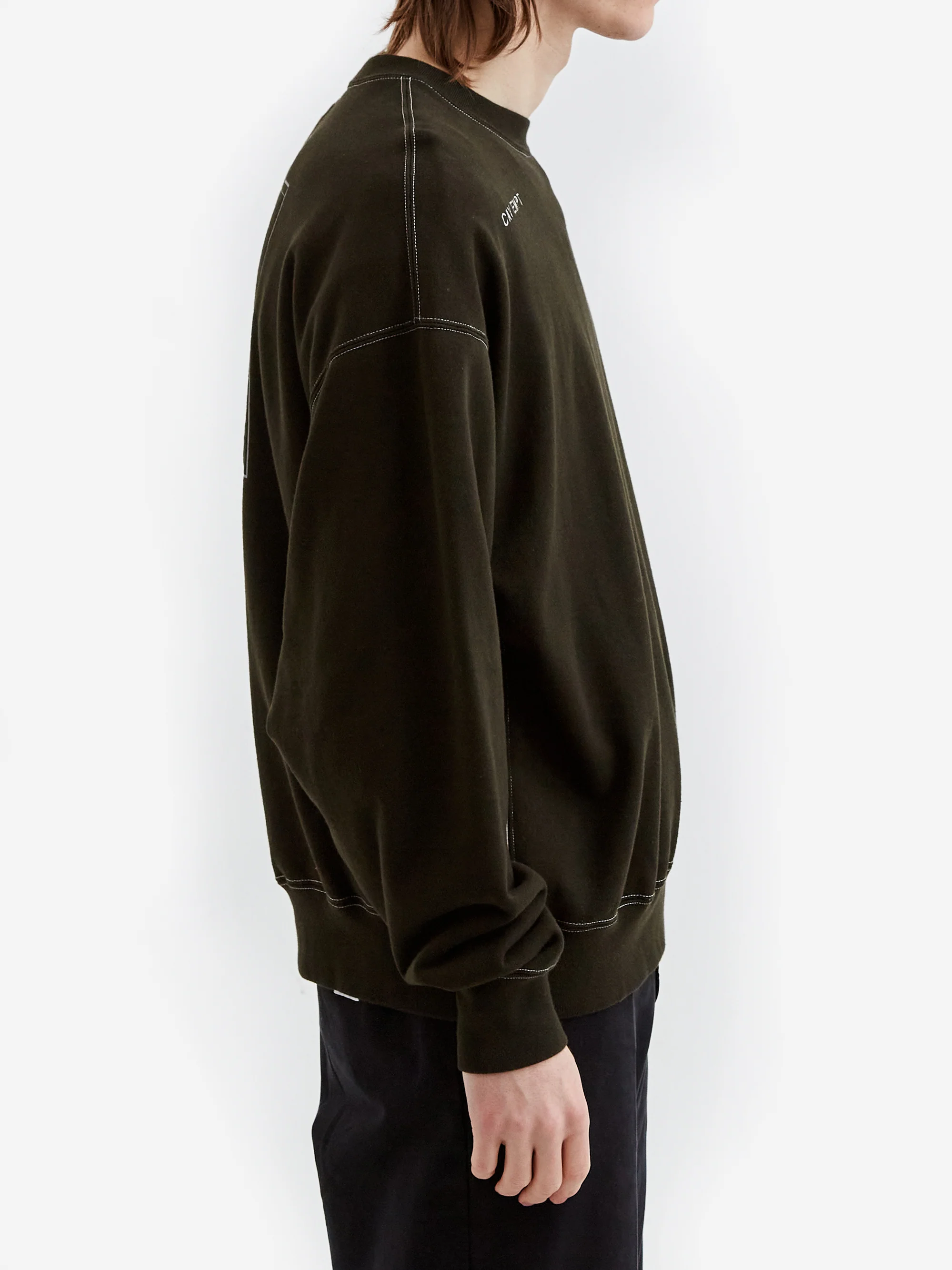 C.E Cav Empt Solid Crew Neck #2 - Black - Image 5