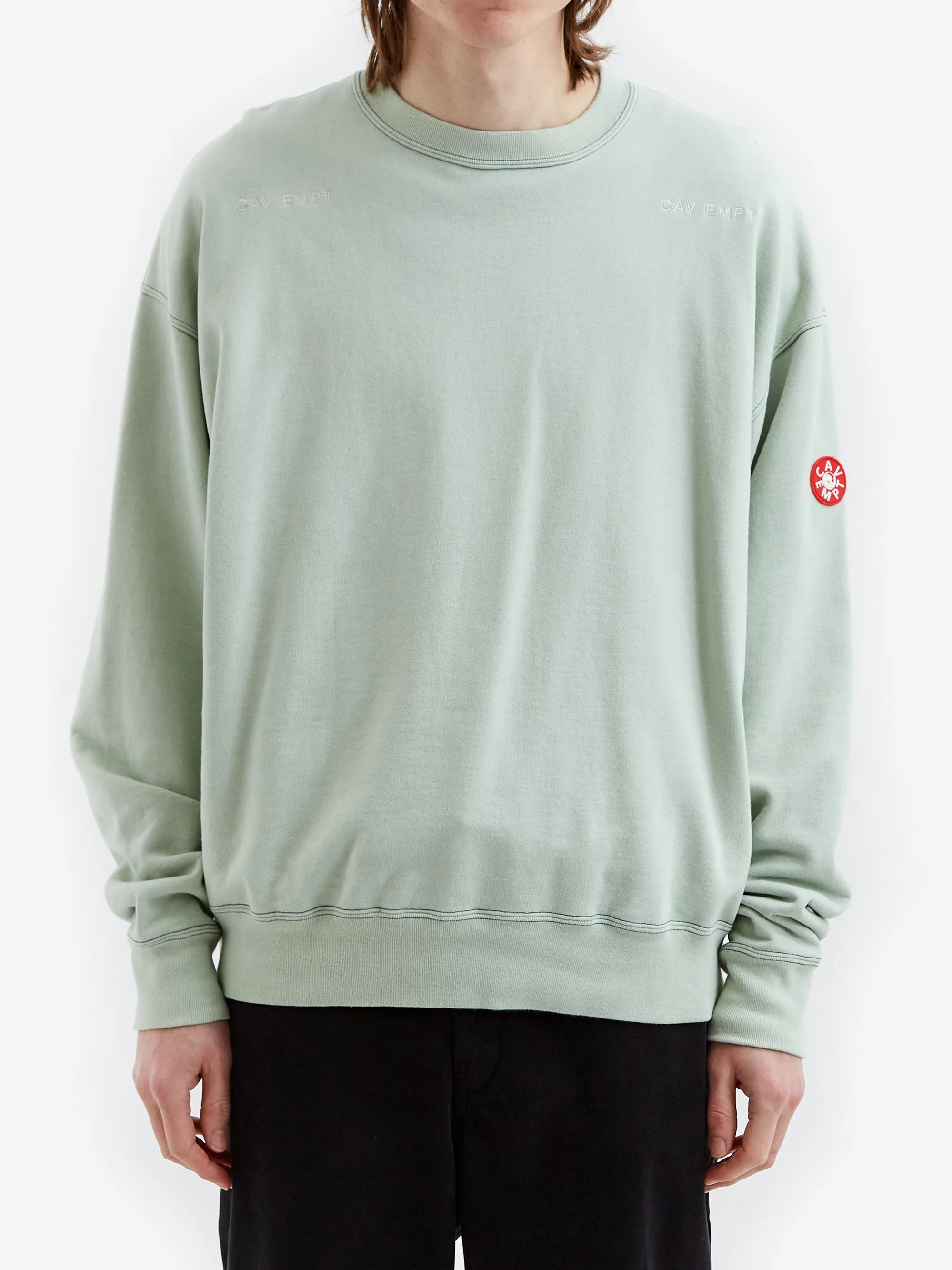 C.E Cav Empt Solid Crew Neck #2 - Green - Image 2