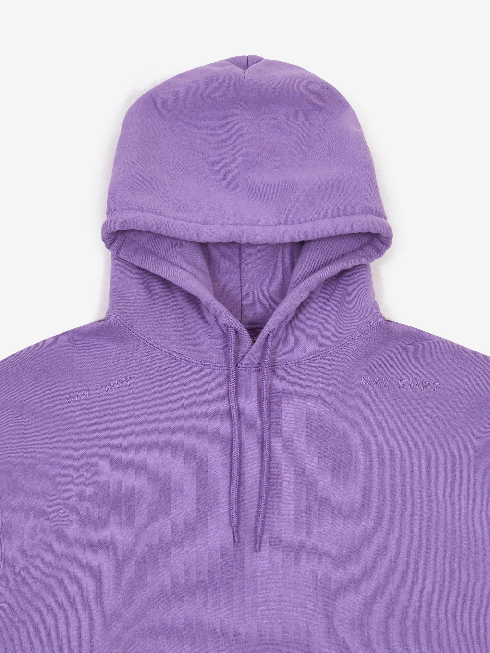 C.E. Cav Empt Solid Hoodie - Purple - Image 3