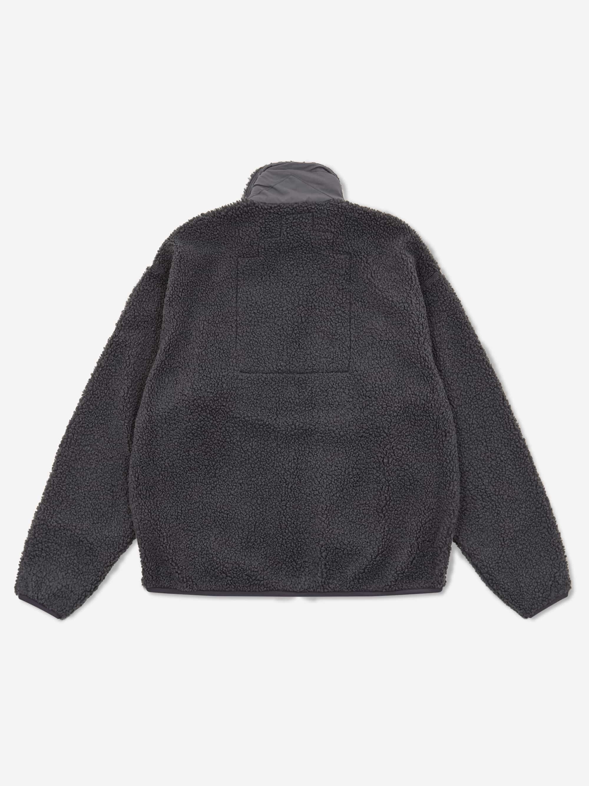C.E Cav Empt Stand Collar Boa Zip Up - Grey - Image 3