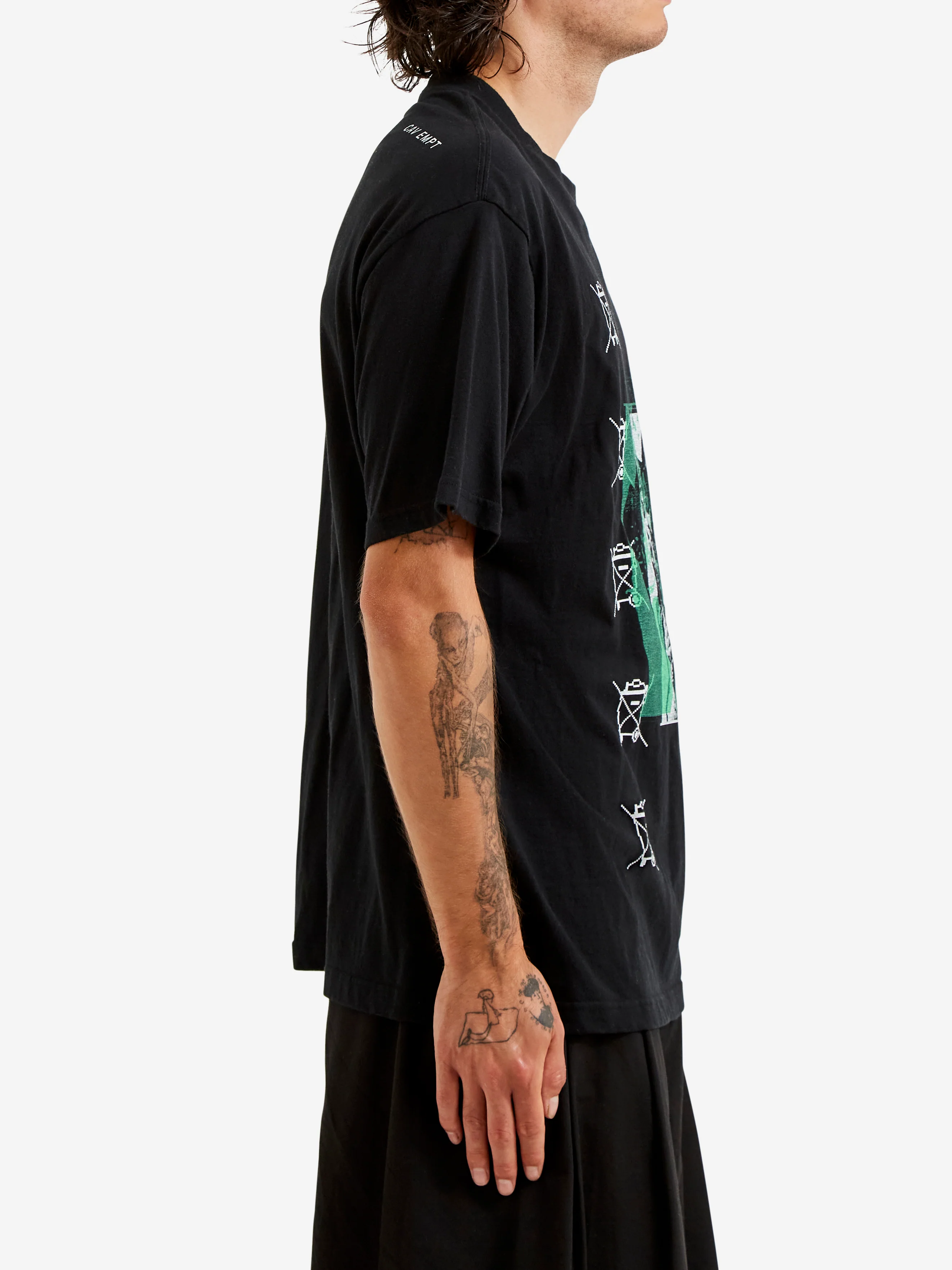 C.E Cav Empt TH She Casts T-Shirt - Black - Image 5