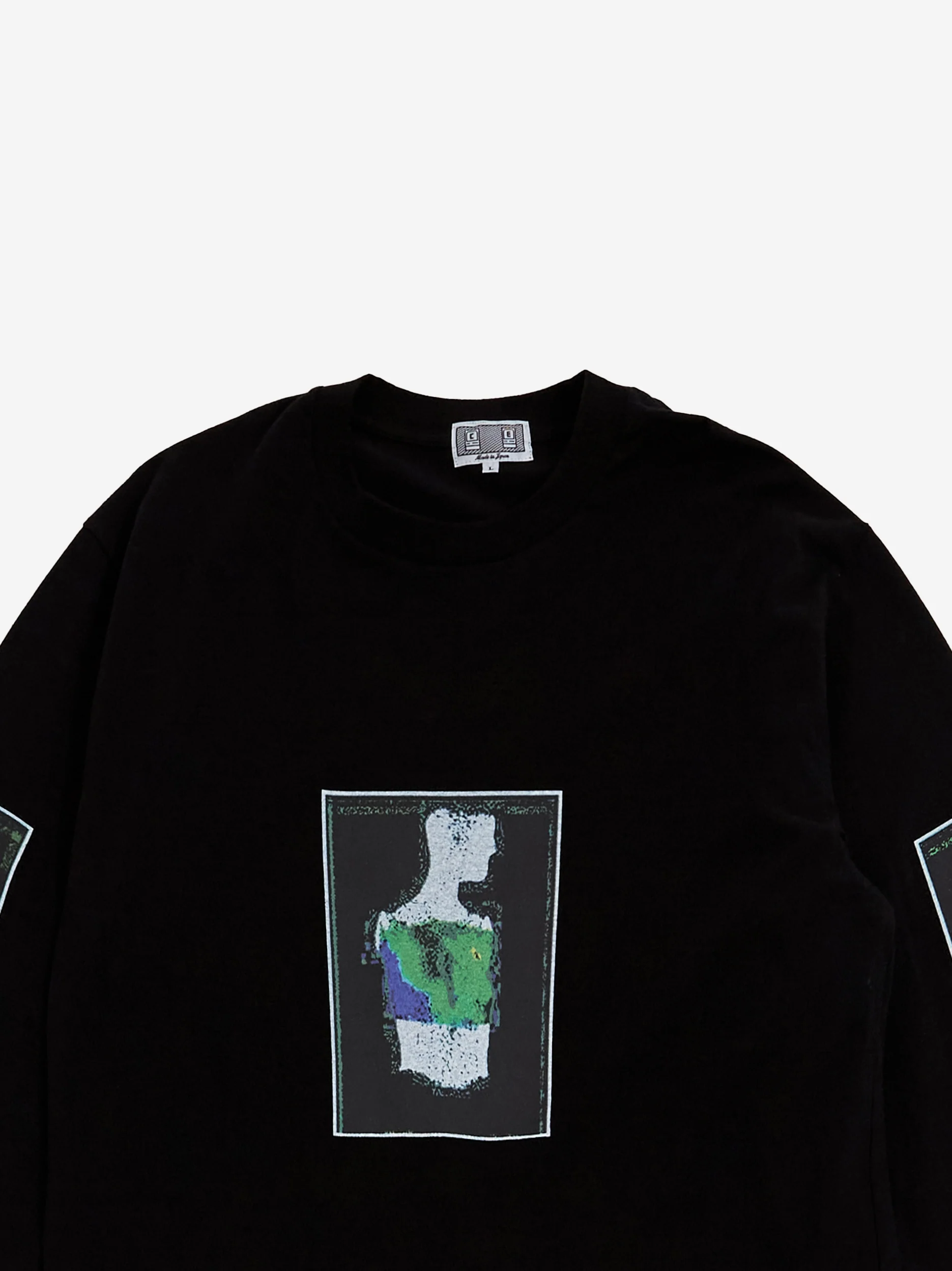 C.E Cav Empt Torshin SEQ Long Sleeve T-Shirt - Black - Image 5
