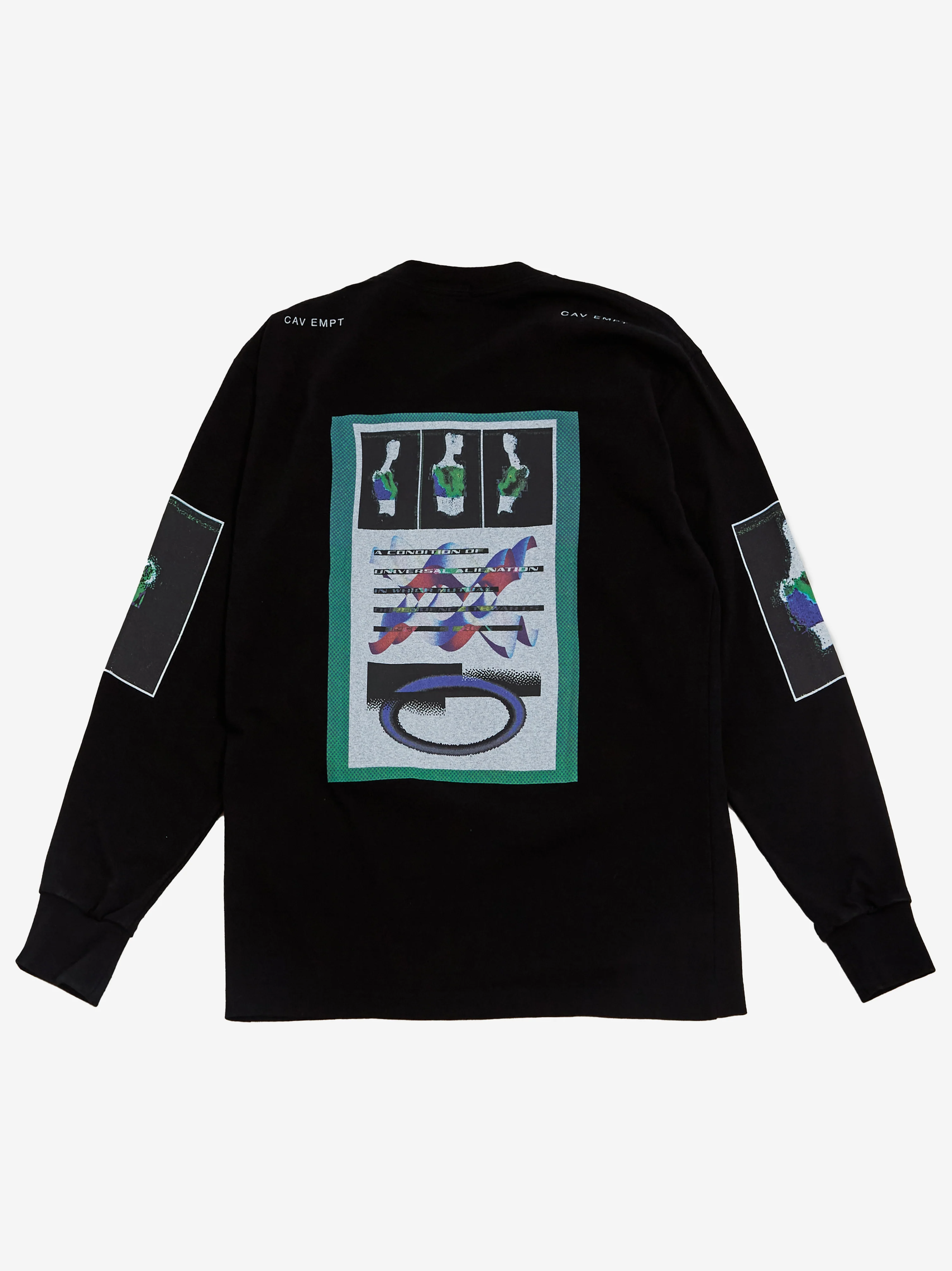 C.E Cav Empt Torshin SEQ Long Sleeve T-Shirt - Black - Image 6