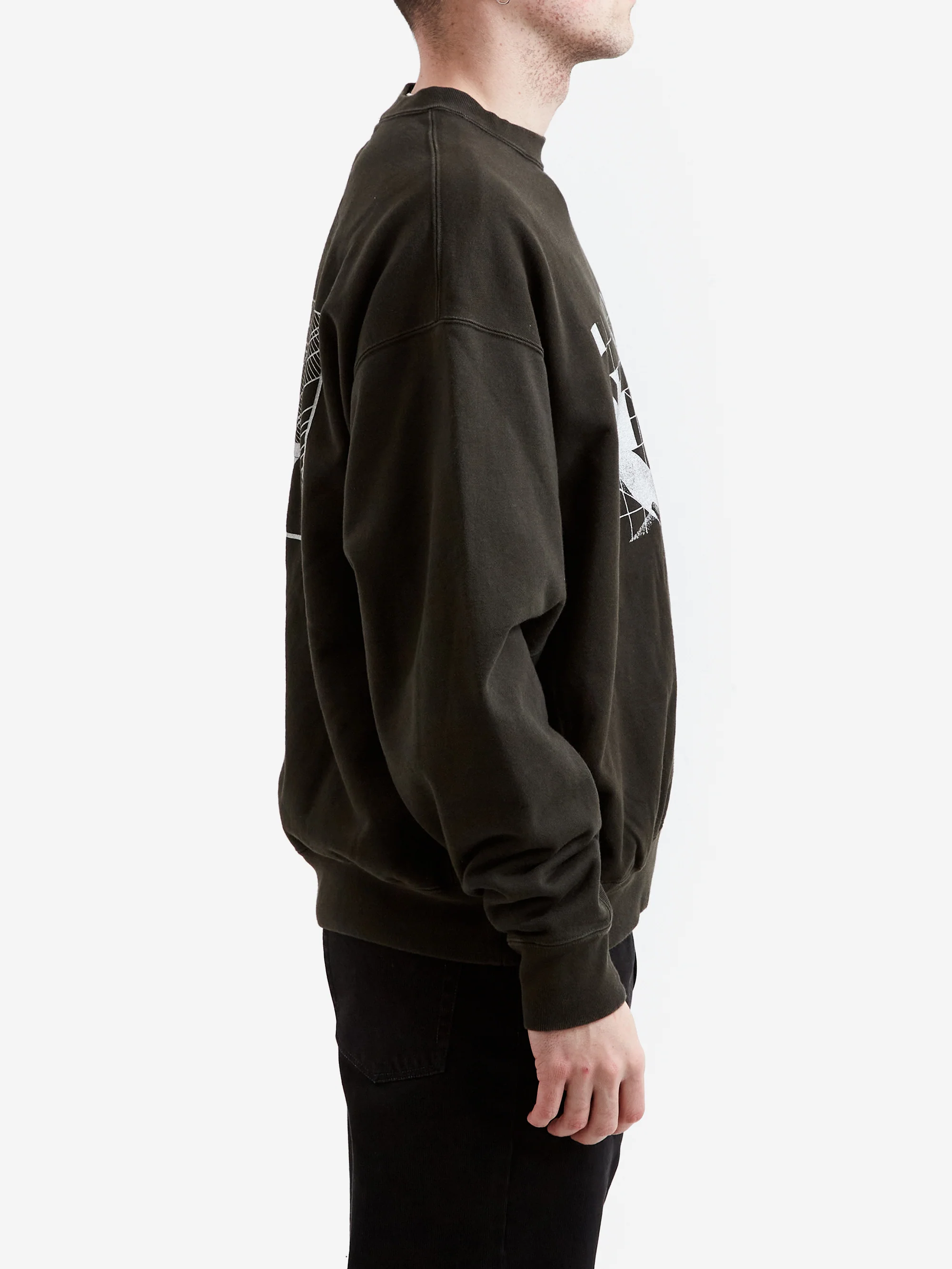 C.E Cav Empt Washed Dimensions Crew Neck - Black - Image 5