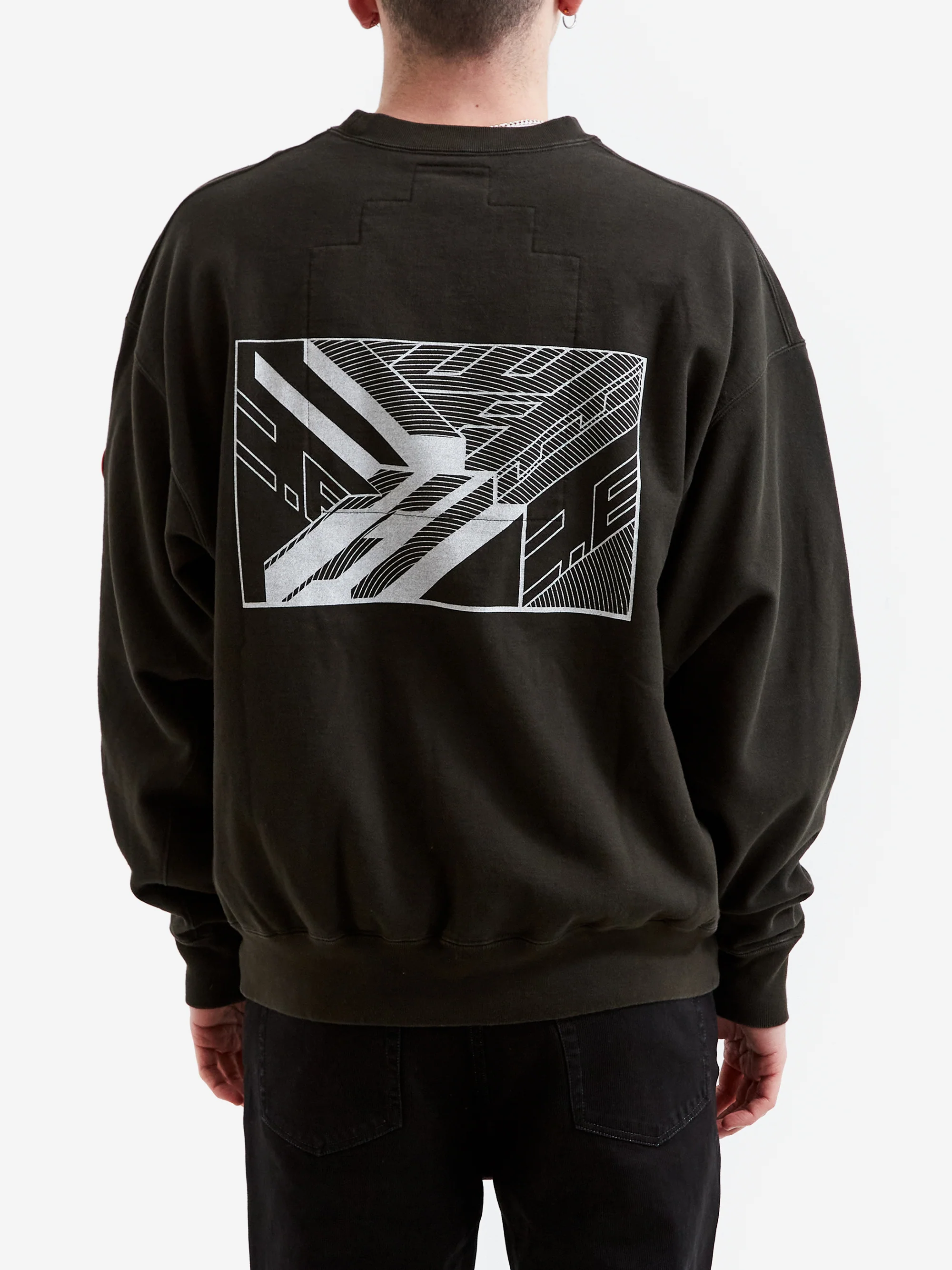 C.E Cav Empt Washed Dimensions Crew Neck - Black - Image 6