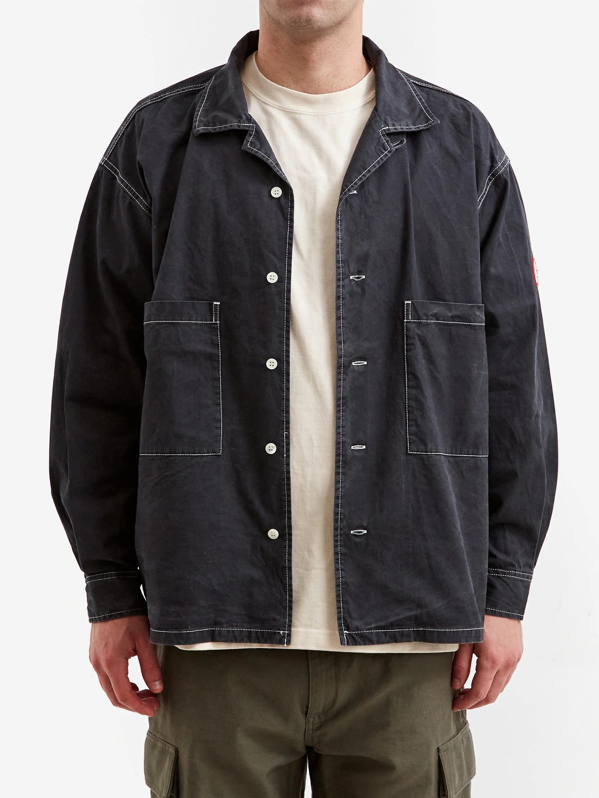 C.E Cav Empt Washed Open Shirt - Black - Image 2