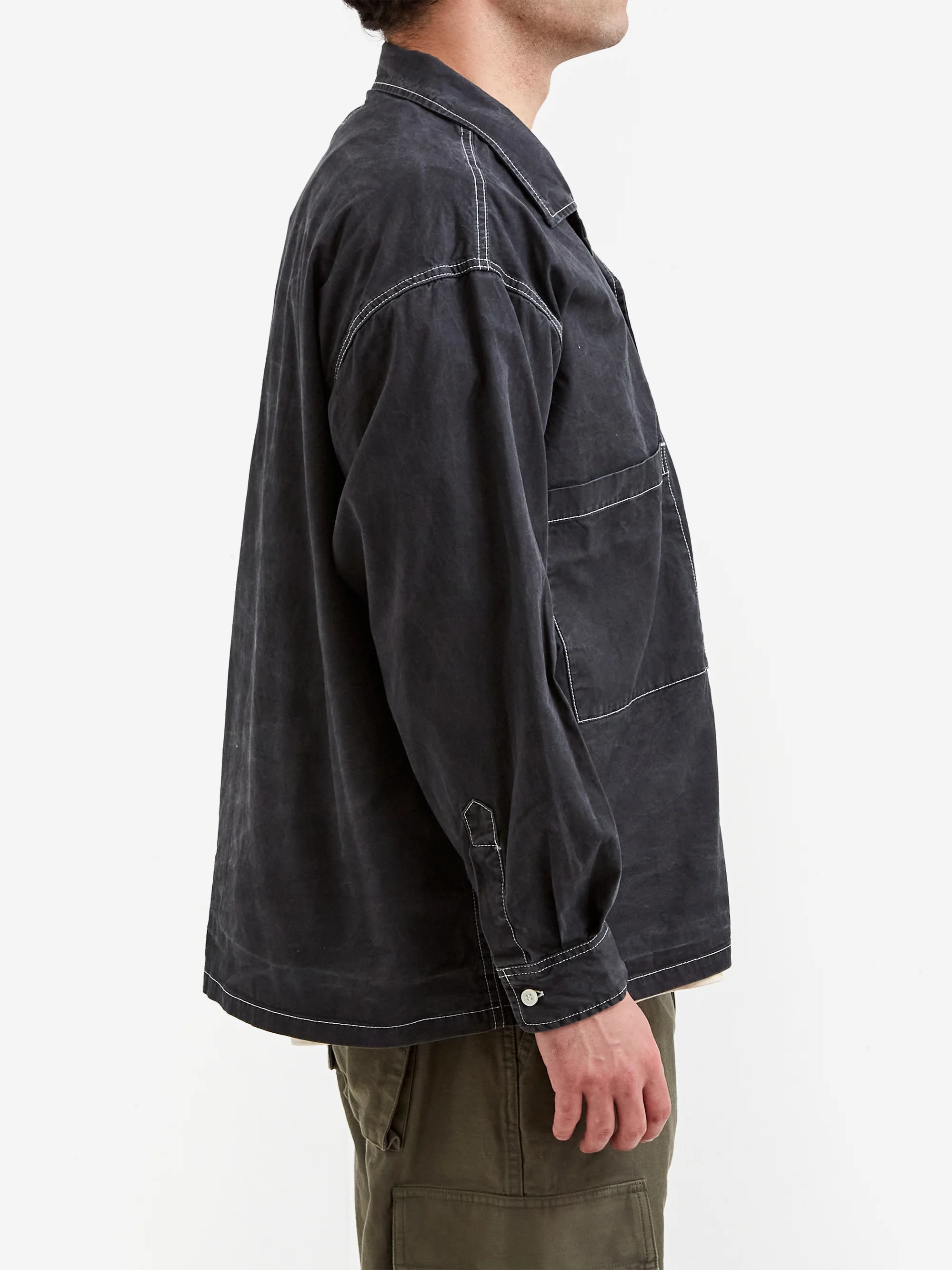C.E Cav Empt Washed Open Shirt - Black - Image 4
