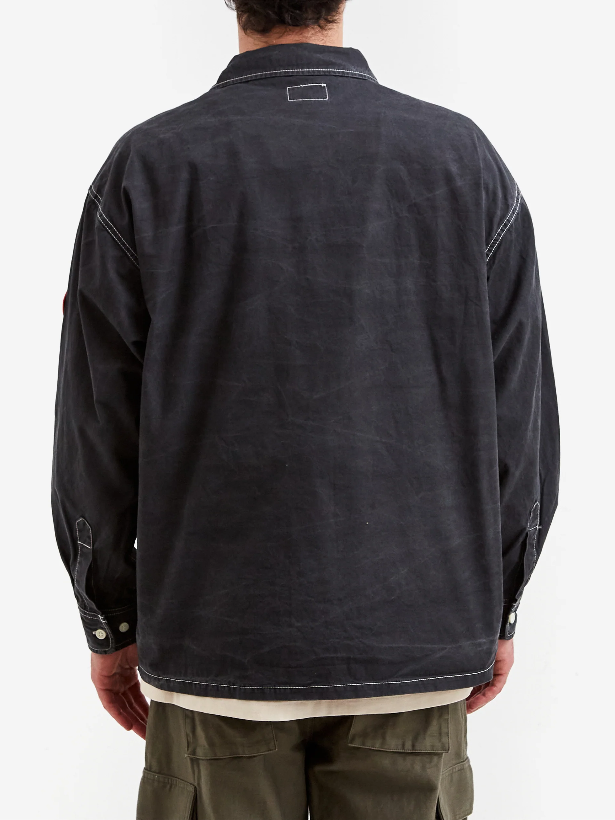 C.E Cav Empt Washed Open Shirt - Black - Image 5
