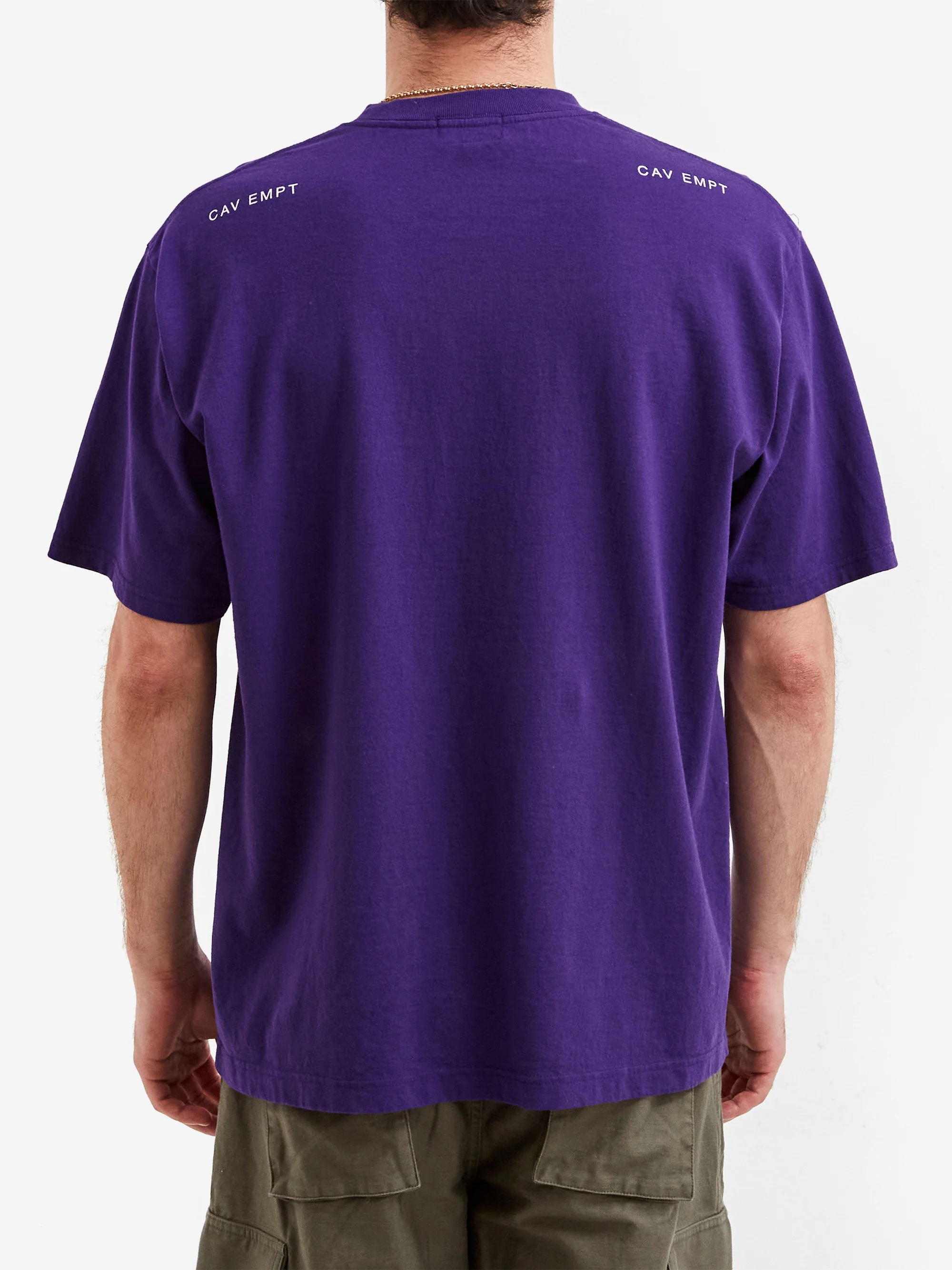 C.E Cav Empt WB Ziggurat Heads II star C.E Red T-Shirt - Purple - Image 6