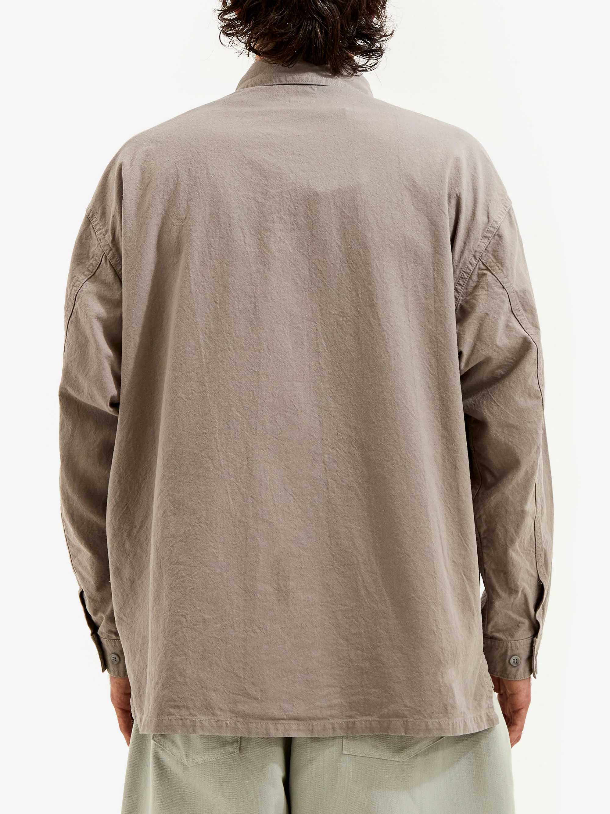 C.E Cav Empt Welt Pockets Big Shirt - Grey - Image 7