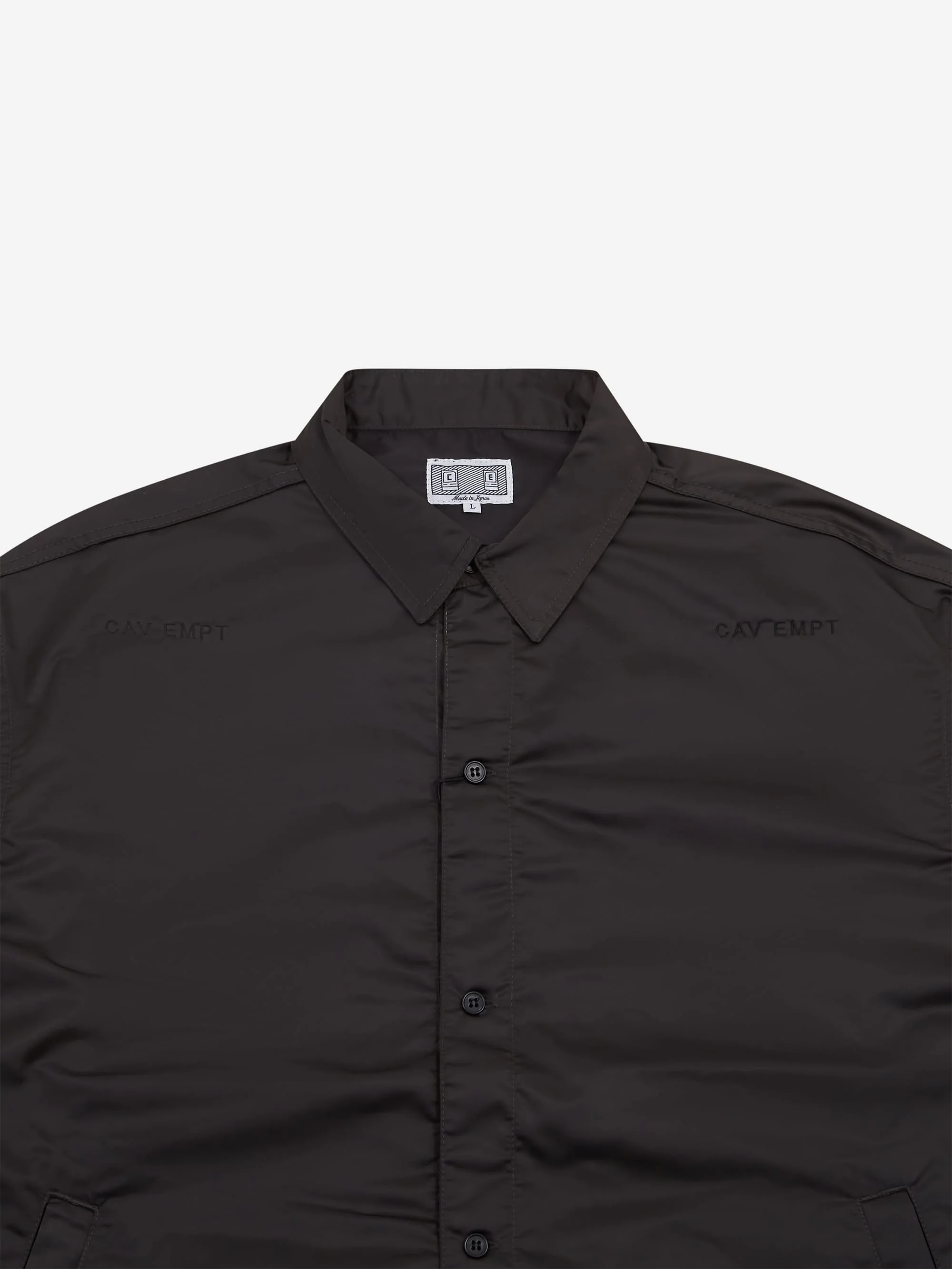 C.E Cav Empt Welt Pockets Pe Big Shirt - Black - Image 2