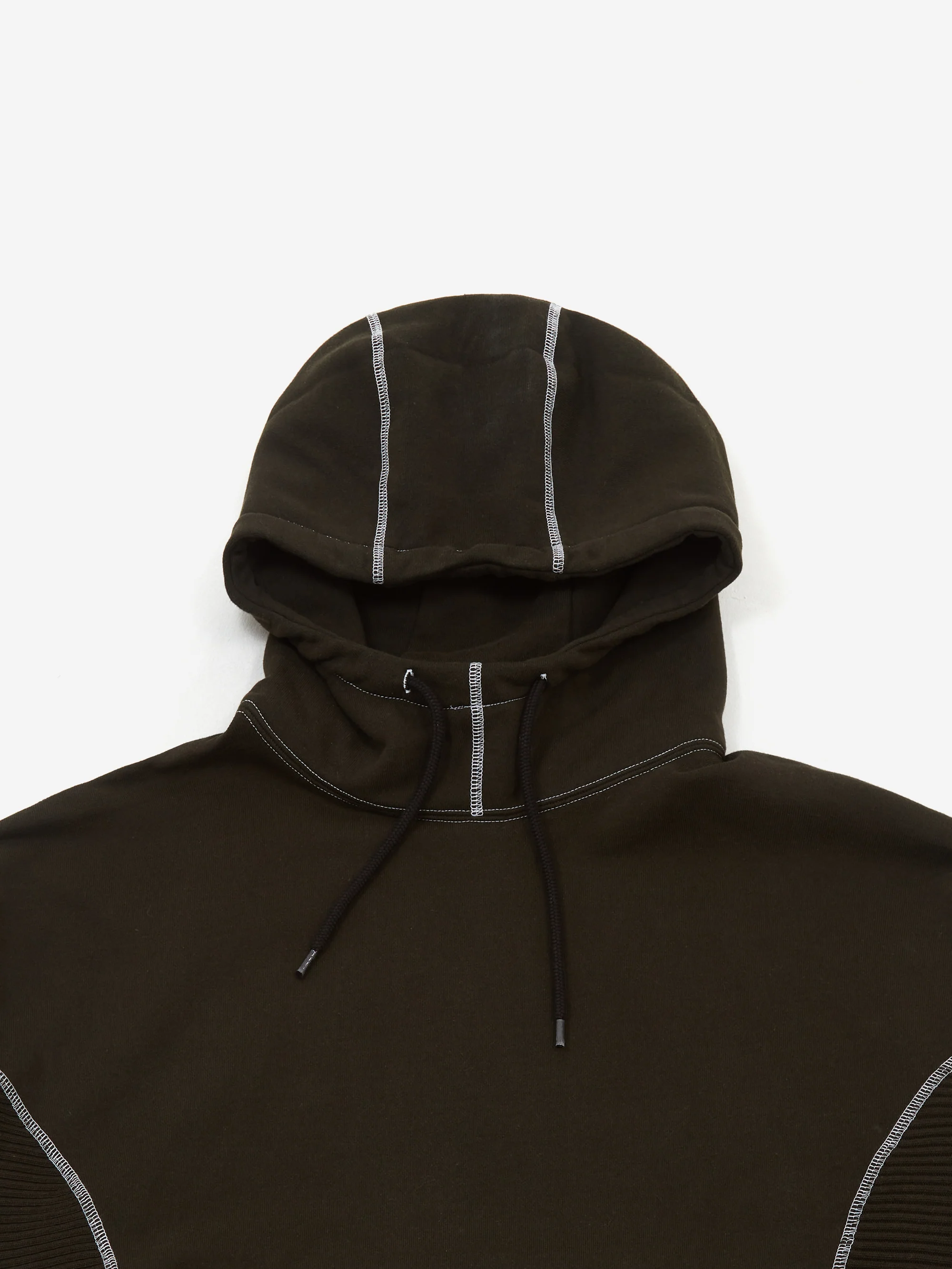 C.E Cav Empt Wide Rib Cut Heavy Hoodie - Black - Image 3