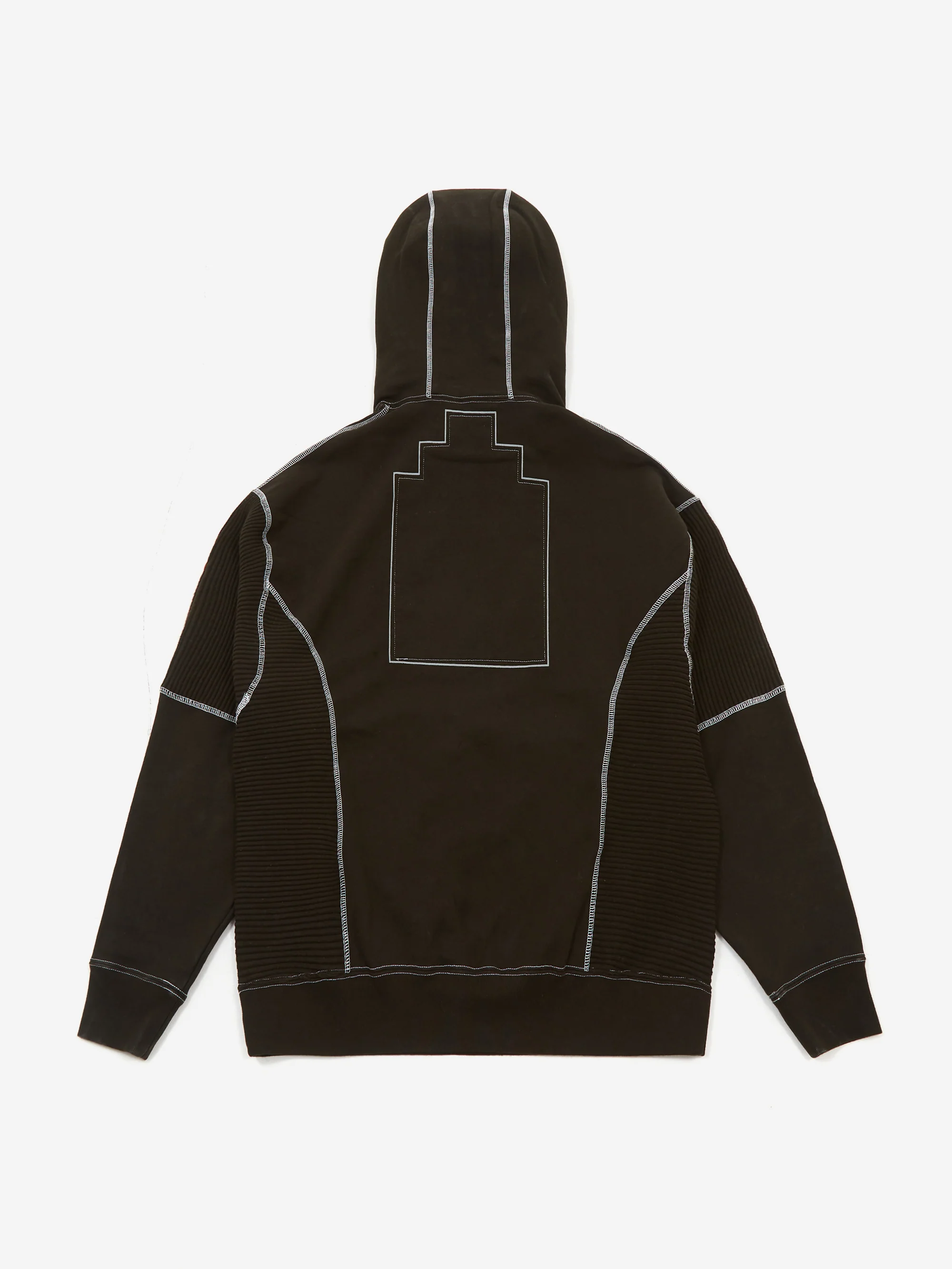C.E Cav Empt Wide Rib Cut Heavy Hoodie - Black - Image 4