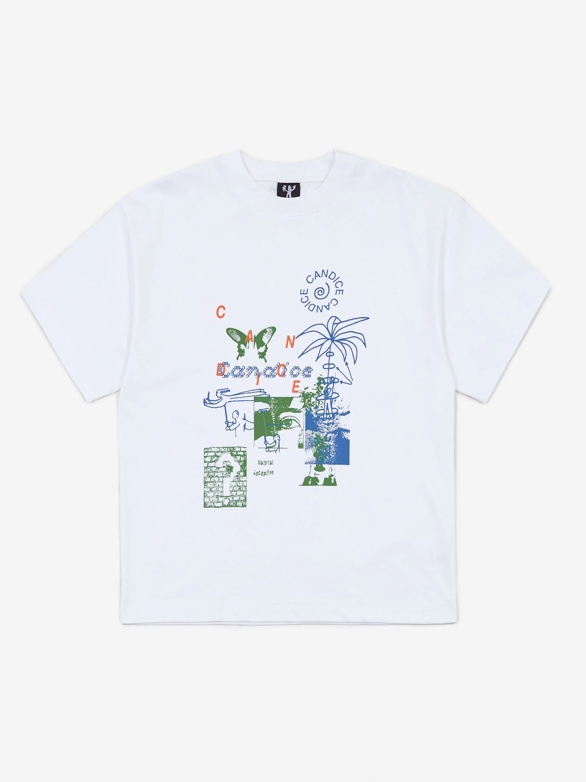 Candice Deception Heavyweight T-Shirt - White