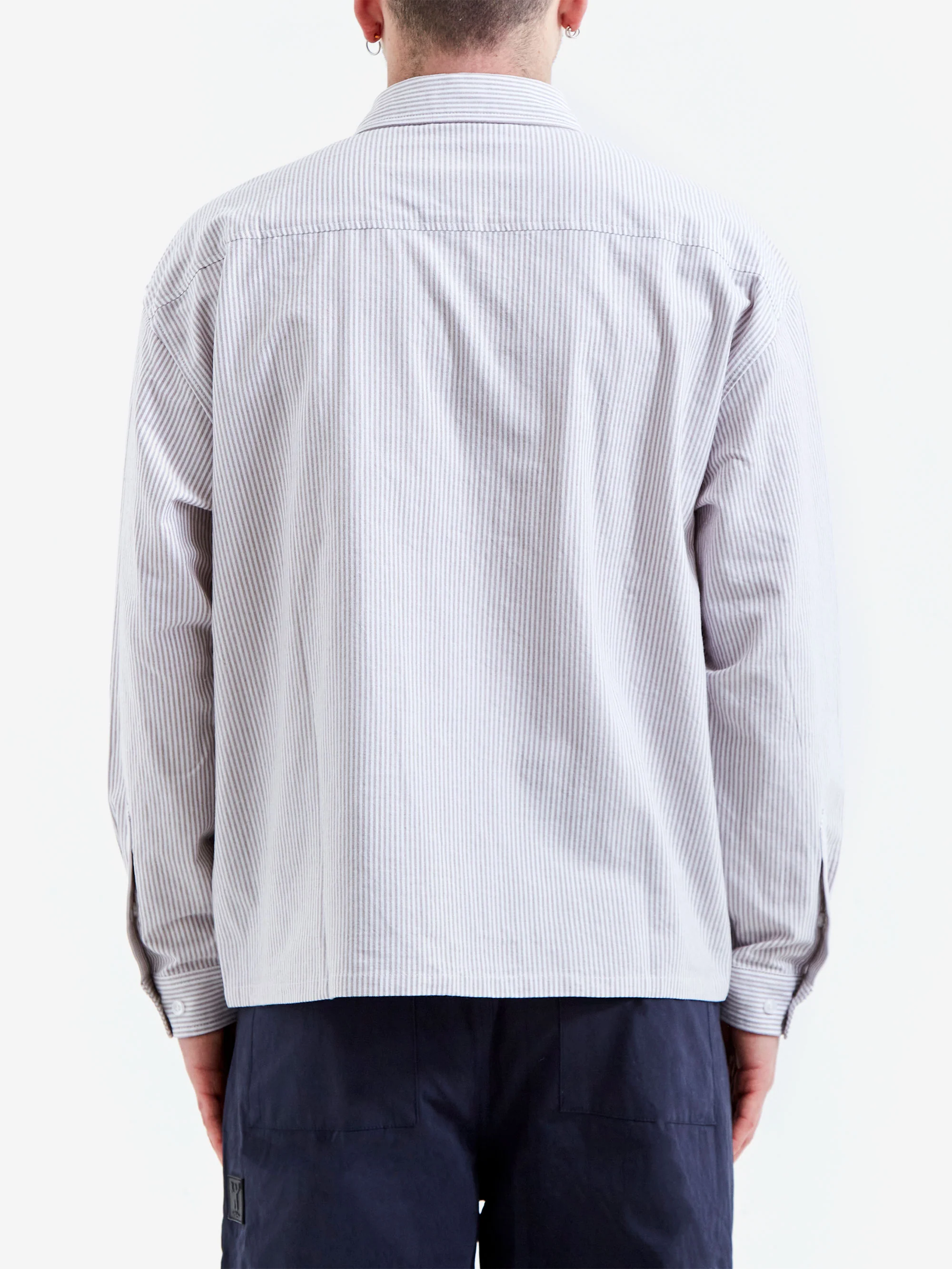 Candice Entrée Oxford Stripe Shirt - Neutral - Image 6