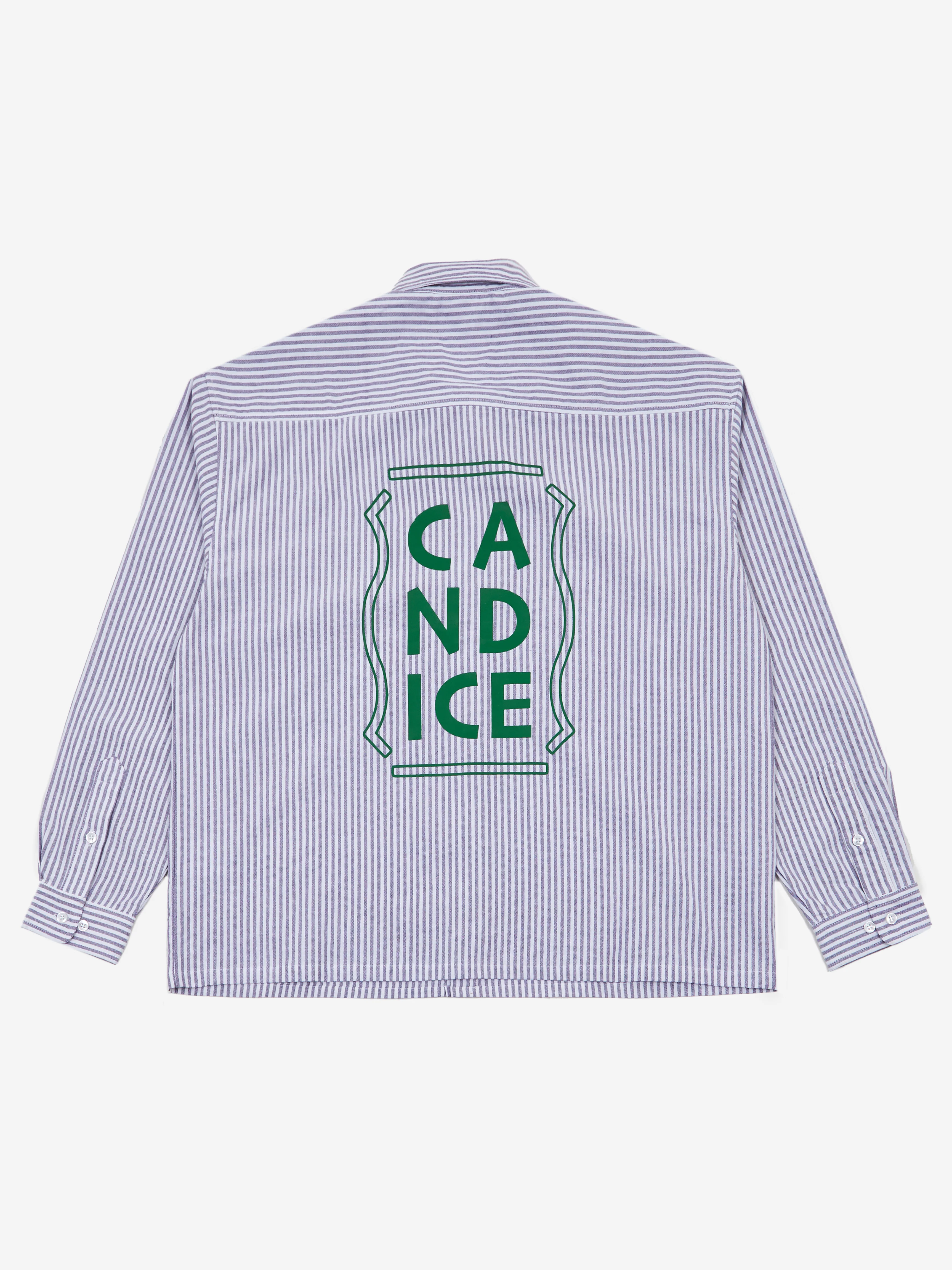 Candice Hidden LS Oxford Shirt - Blue - Image 4