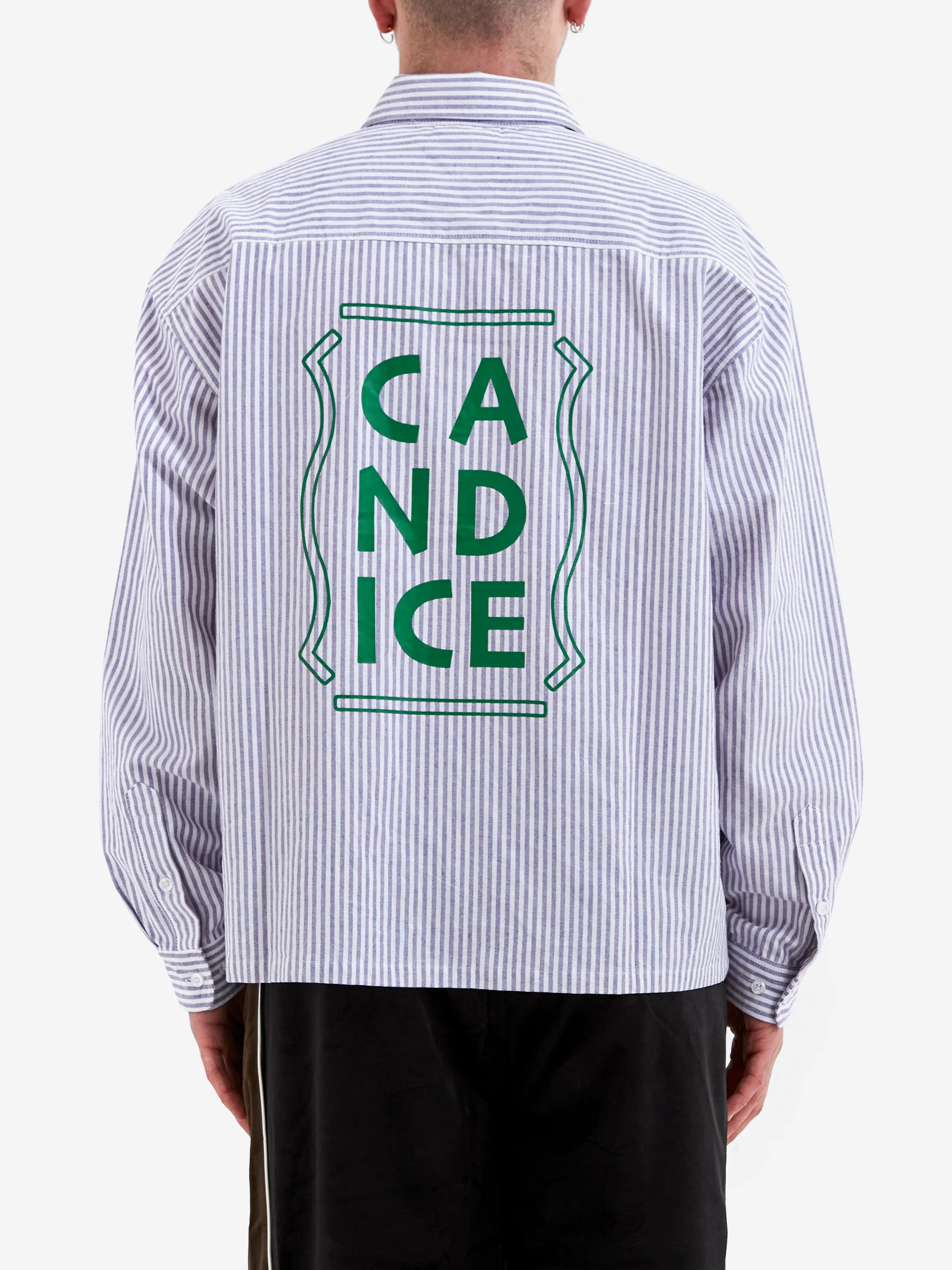 Candice Hidden LS Oxford Shirt - Blue - Image 6