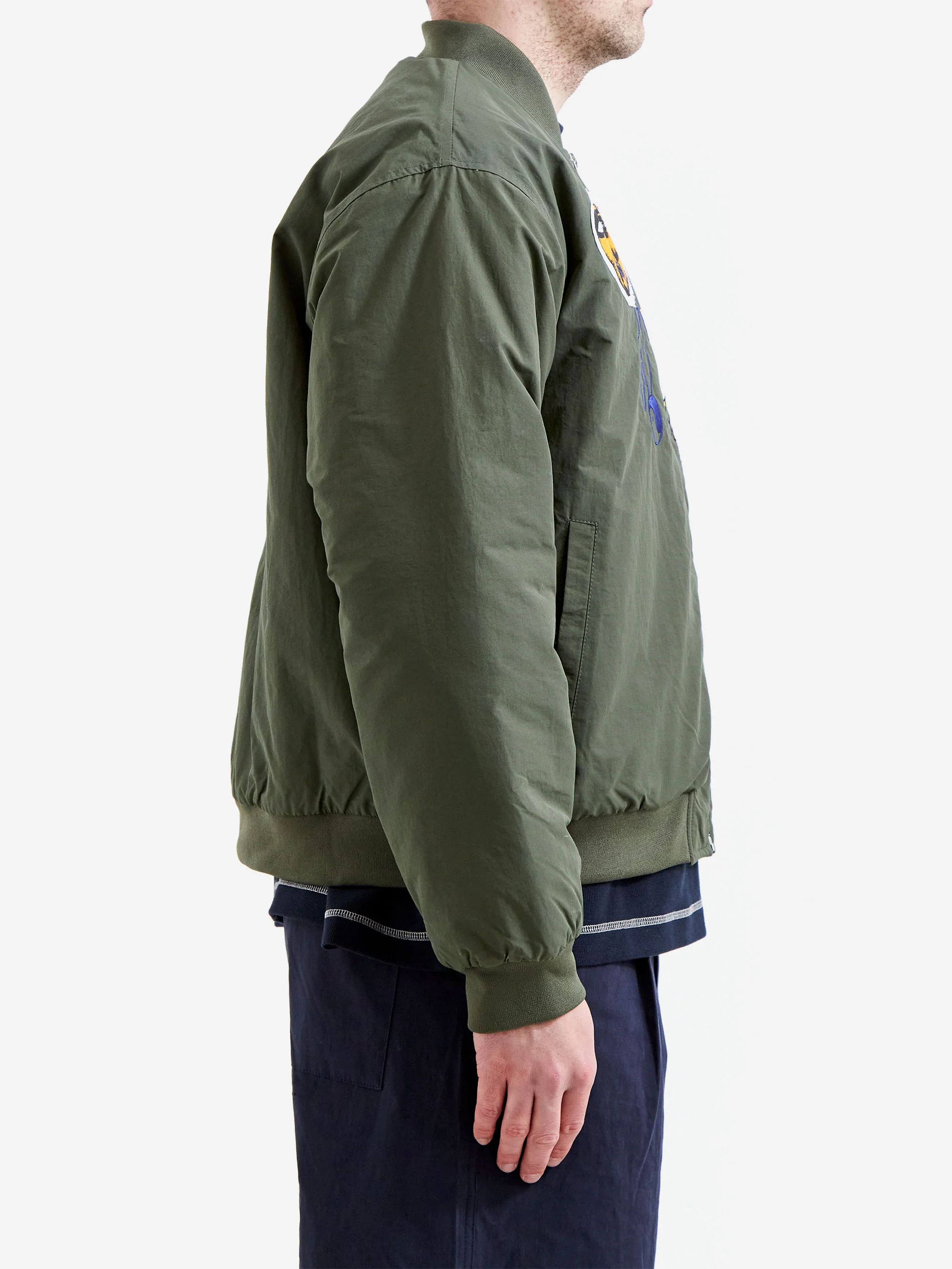 Candice Mirror Bomber Jacket - Green - Image 6