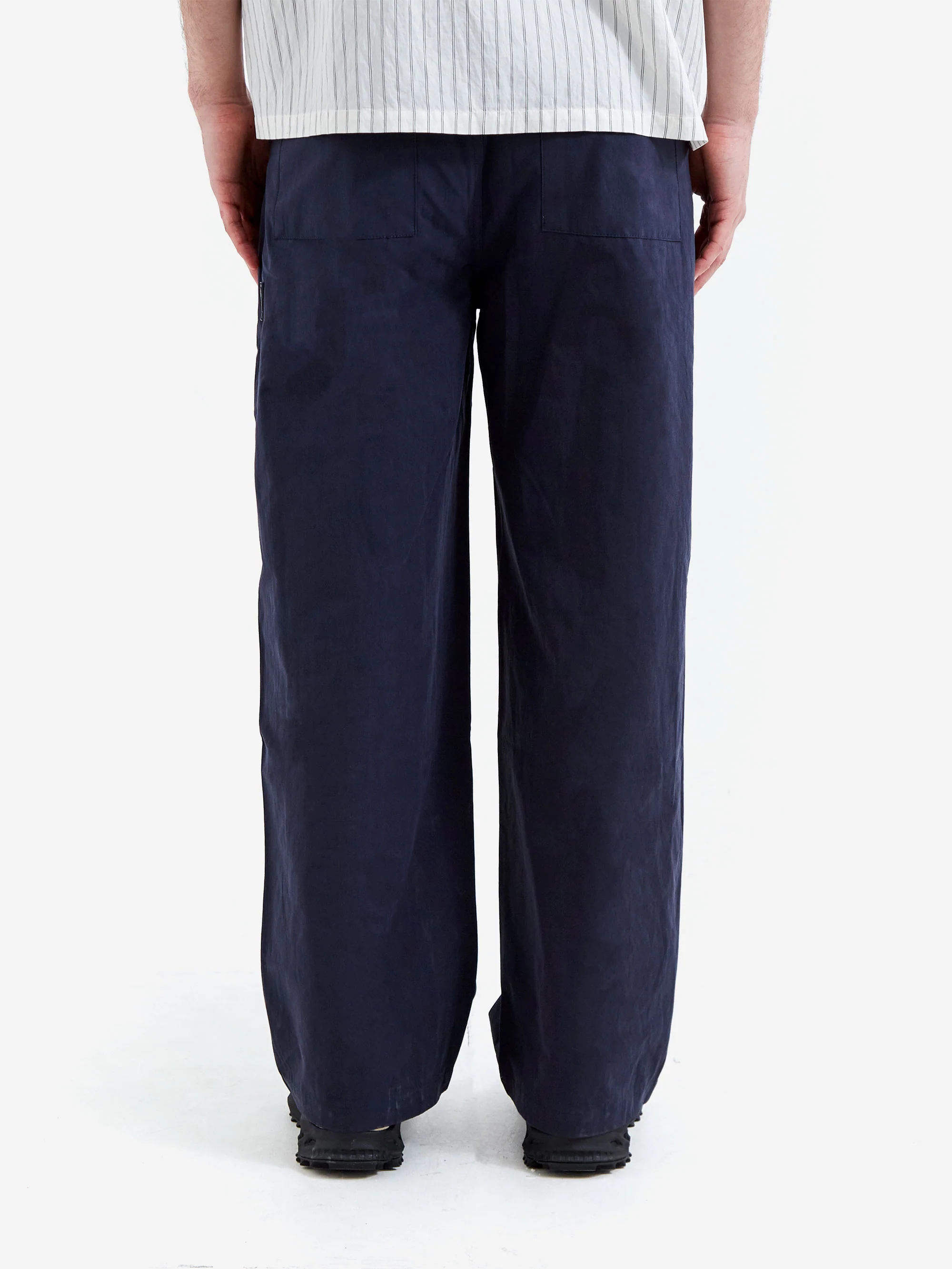 Candice Pleated Pants - Navy - Image 5