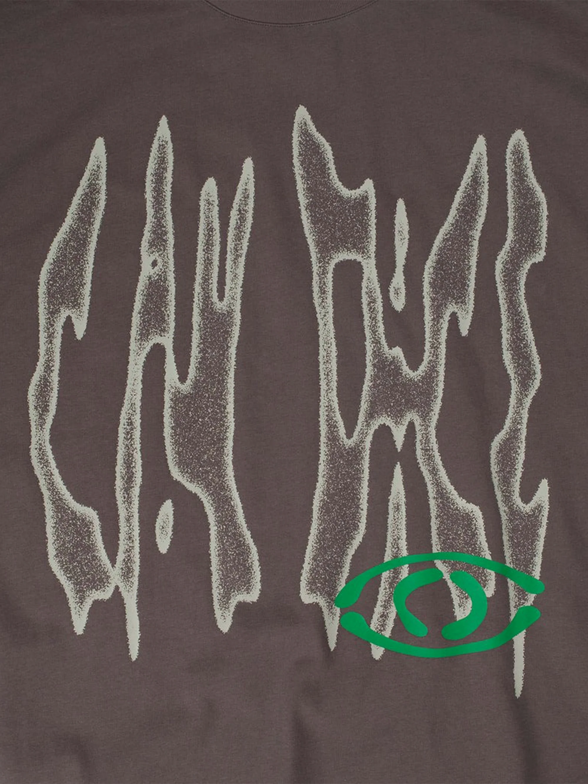 Candice Razor Tee - Charcoal - Image 2